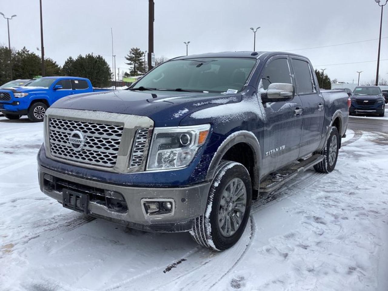 2019 Nissan Titan Platinum 4x4 Crew | Remote Start | Tonneau Cover | 360 Camera Photo0