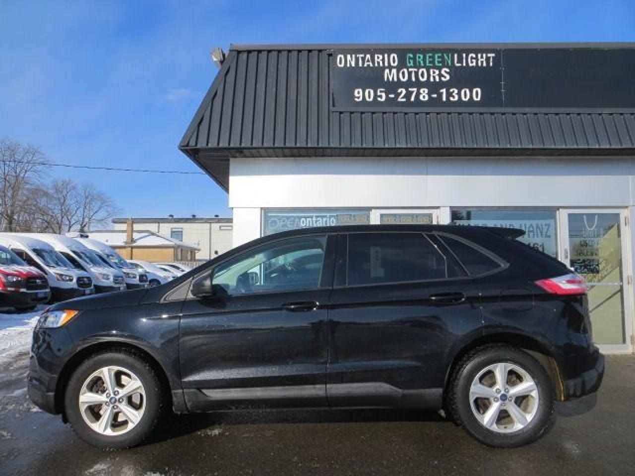 <p>Your one STOP used car Store,CARFAX CANADA,CERTIFIED INCLUDED in the price,ABSOLUTELY NOOO FEES,Check our FULL Inventory @ www.ontariogreenlightmotors.com!</p><p>CERTIFIED, 2020 EDGE SE ALL WHEEL DRIVE,1 OWNER, CLEAN CARFAX, REAR CAMERA, HEATED POWERED SEATS, BLUETOOTH, ALLOYS, FOG LIGHTS</p><p>CARFAX CANADA Verified, A/C, CRUISE CONTROL, ALL POWERED,NO FEES!!! ALL VEHICLES COME CERTIFIED AT NO EXTRA CHARGE.Please call our sales department for appointment!905 278 1300 Ontario Greenlight Motors All prices are plus HST and licensing</p><p>www.ontariogreenlightmotors.com</p><p>All types of credit, from good to bad, can qualify for an auto loan. No credit, no problem! EVERYONE IS APPROVED!</p><p>-------------------------------------------------</p><p>&nbsp;</p><p>&nbsp;</p><p>OUR MISSISSAUGA LOCATION:</p><p>1019 LAKESHORE ROAD EAST,MISSISSAUGA,L5E 1E6</p><p>@Corner of Lakeshore Road East and Ogden Avenue</p><p>&nbsp;</p><p>Thank you!!!</p><p>&nbsp;</p><p>905 278 1300</p><p>&nbsp;</p><p>www.ontariogreenlightmotors.com</p><p>&nbsp;</p><p>UCDA MEMBER and OMVIC REGISTERED</p>