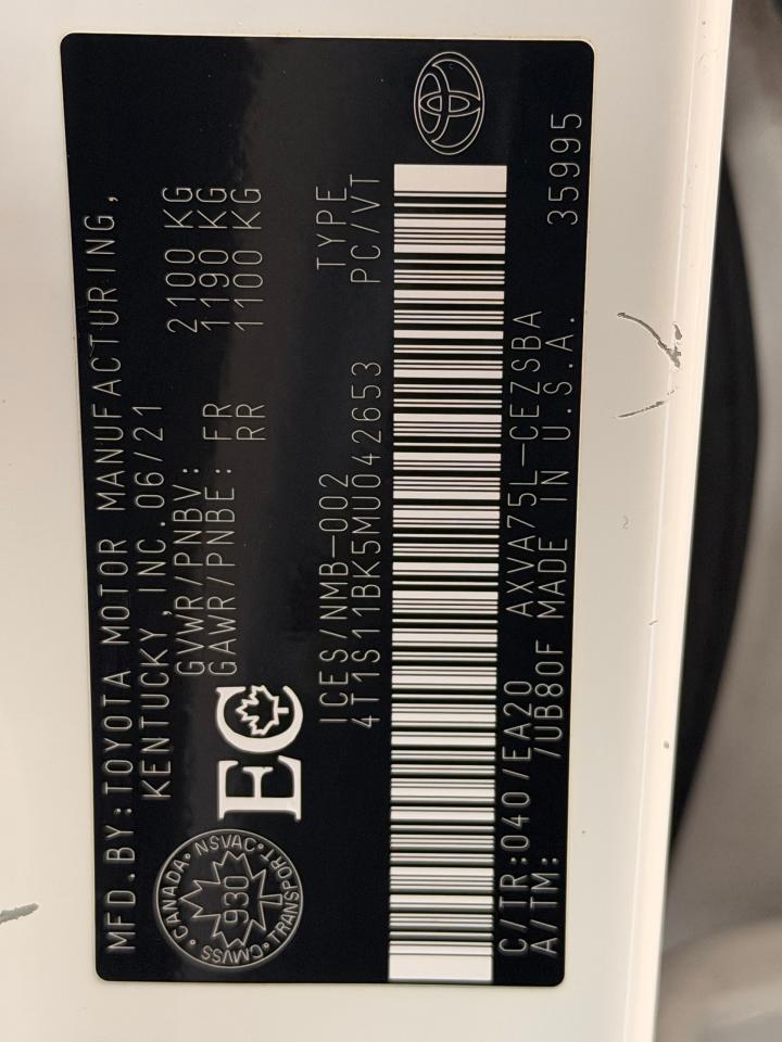 2021 Toyota Camry SE AWD+New Tires+Sunroof+CLEAN CARFAX Photo