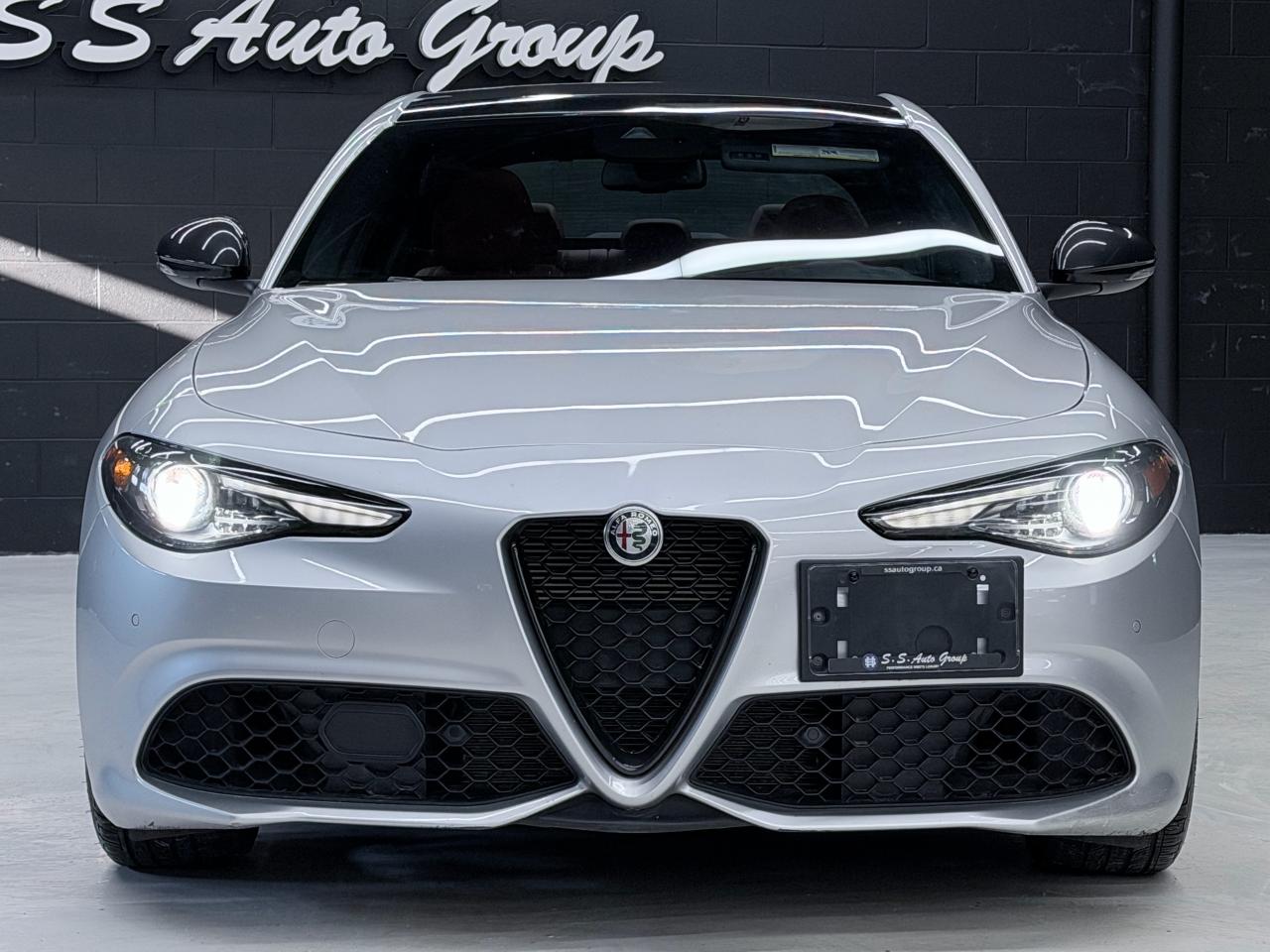 2021 Alfa Romeo Giulia TI SPORT|RED INT|NAV|BSM|LKA|FCW|ACC|HK SOUND|PANO Photo