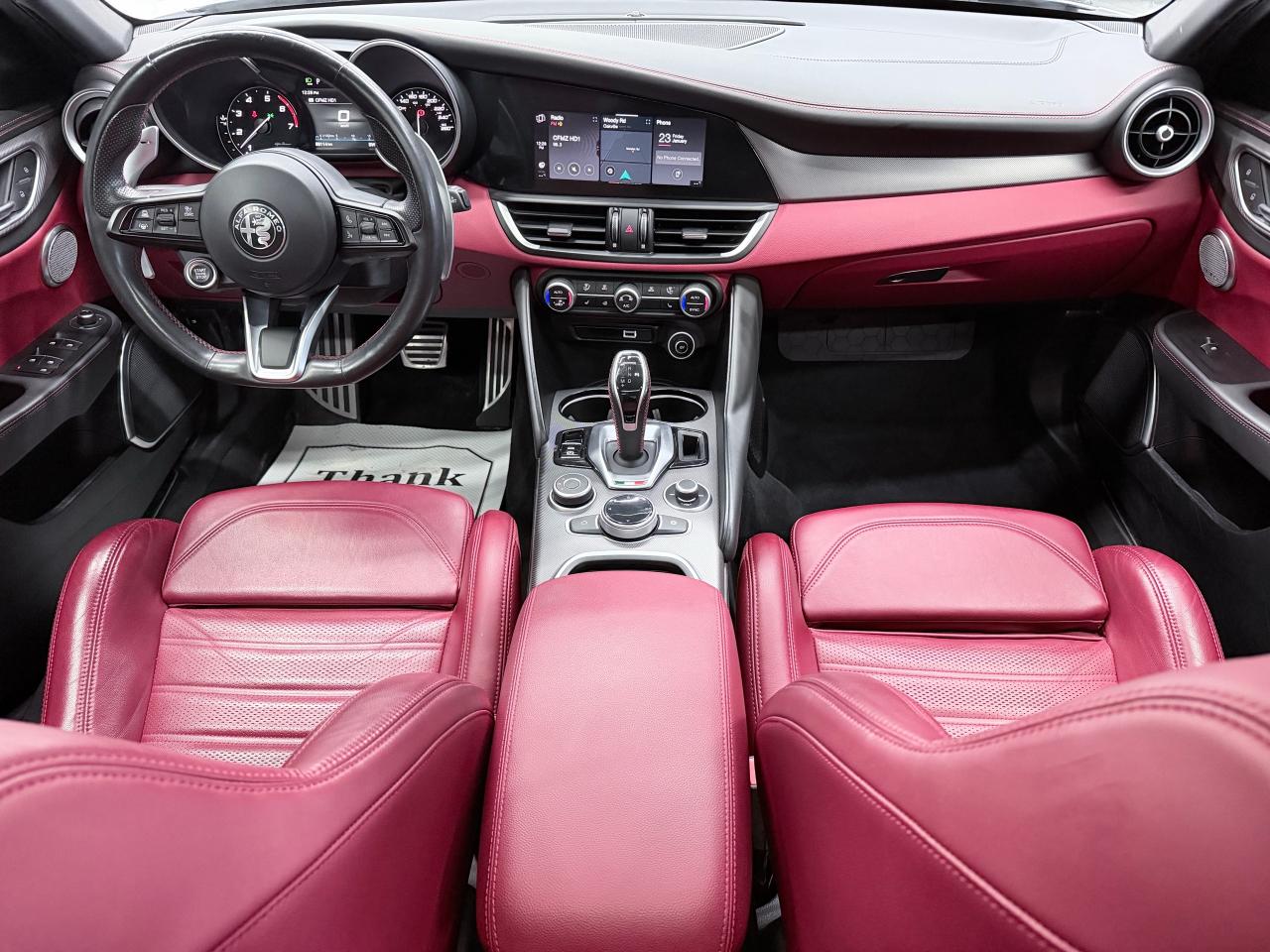 2021 Alfa Romeo Giulia TI SPORT|RED INT|NAV|BSM|LKA|FCW|ACC|HK SOUND|PANO Photo