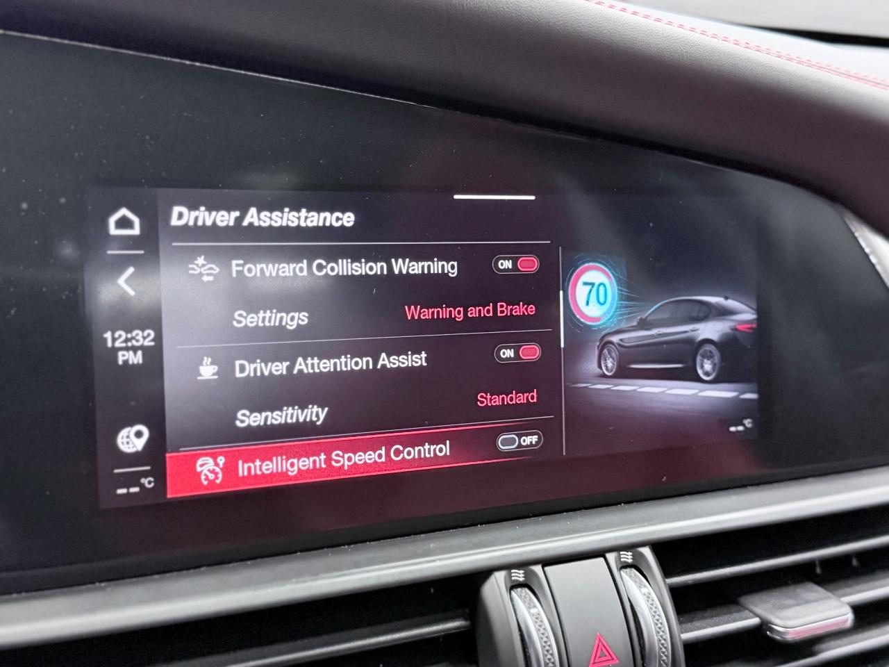 2021 Alfa Romeo Giulia TI SPORT|RED INT|NAV|BSM|LKA|FCW|ACC|HK SOUND|PANO Photo