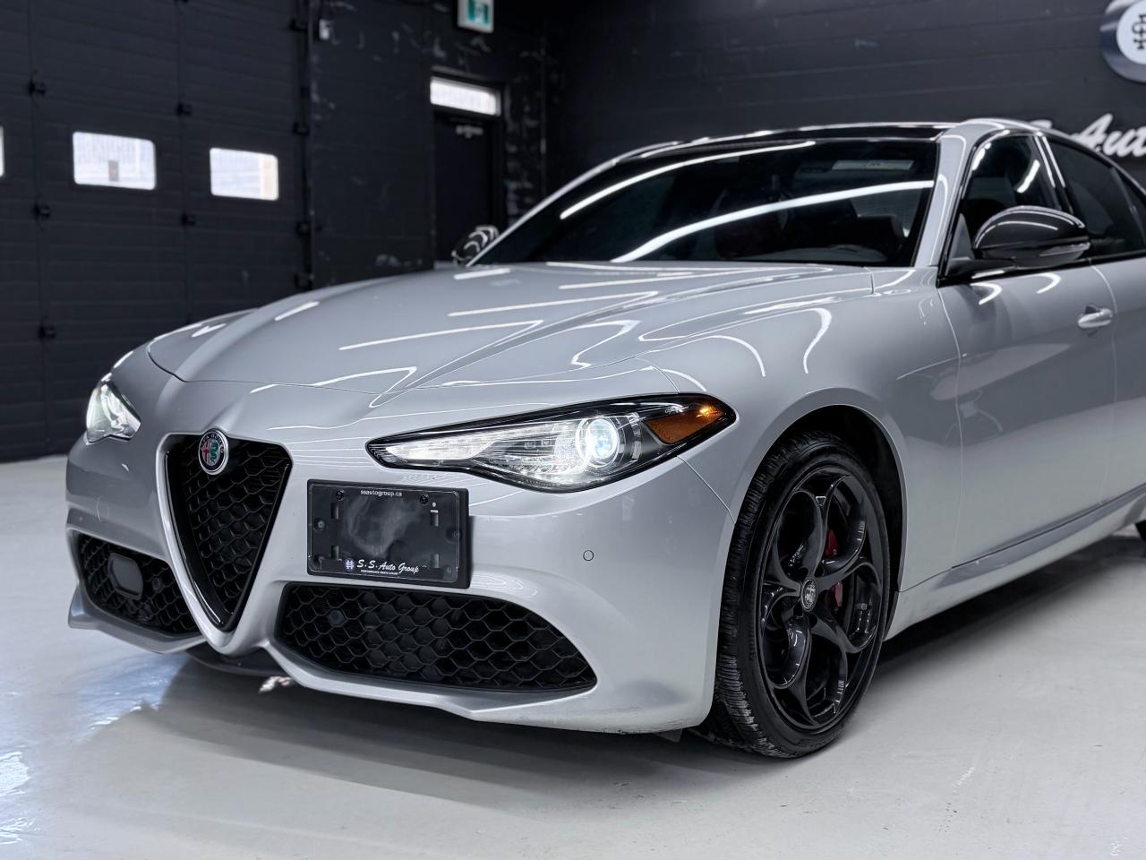 2021 Alfa Romeo Giulia TI SPORT|RED INT|NAV|BSM|LKA|FCW|ACC|HK SOUND|PANO Photo