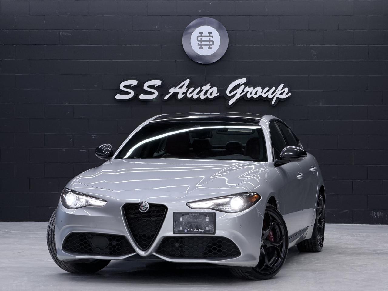 2021 Alfa Romeo Giulia TI SPORT|RED INT|NAV|BSM|LKA|FCW|ACC|HK SOUND|PANO Photo0