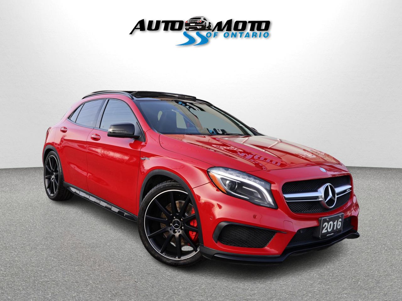 2016 Mercedes-Benz GLA GLA45 AMG AWD CERTIFIED *ACCIDENT FREE* CAMERA NAV BLUETOOTH LEATHER HEATED SEATS SUNROOF CRUISE ALLOYS Photo0