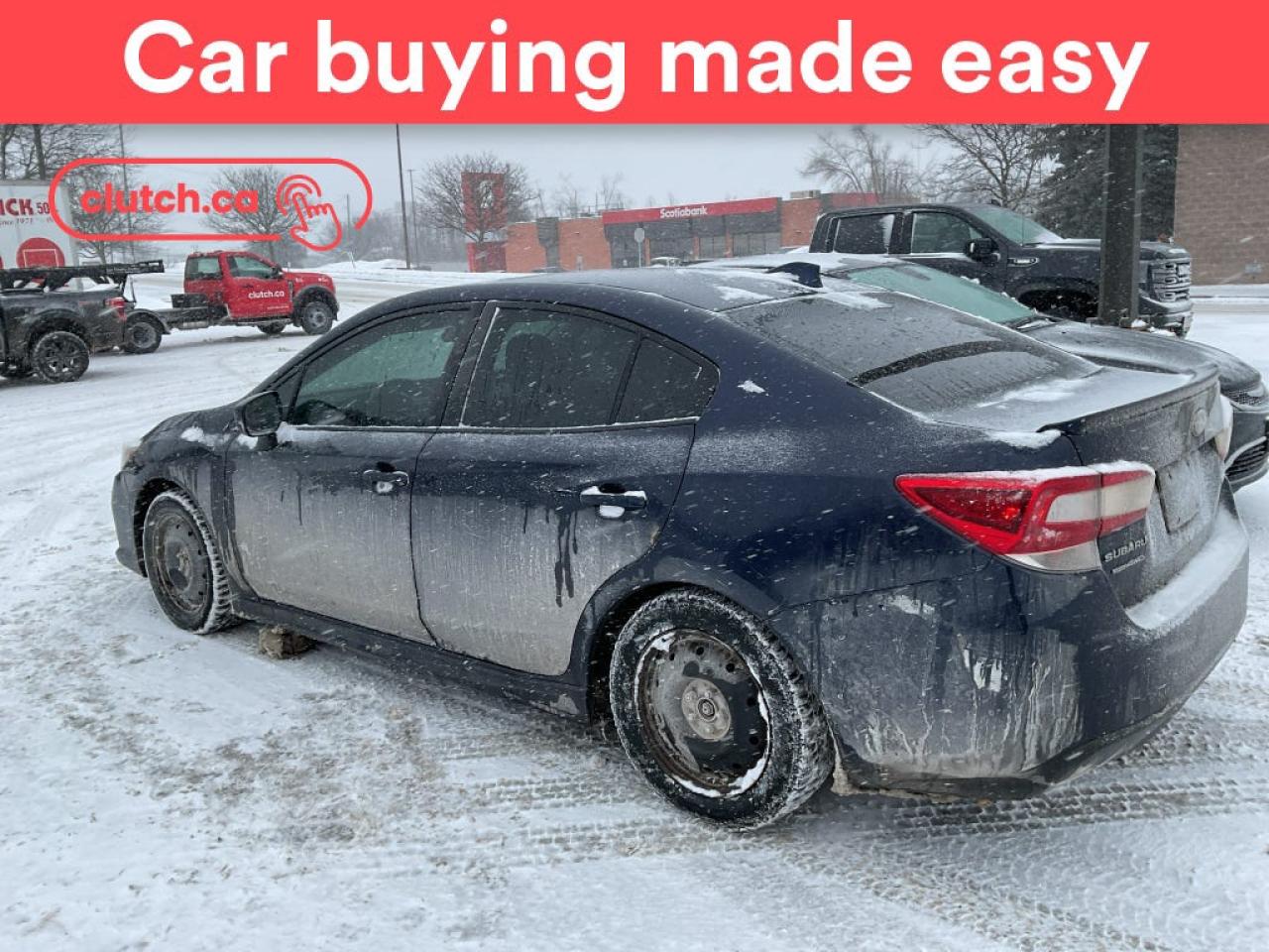 NO ACCIDENTS / CLEAN CARFAX / 1 OWNER / Front Heated Seats, Climate Control, Bluetooth Music and more!<br> <br>Clutch is the largest online used car retailer in Canada, delivering a seamless, hassle-free car-buying experience to drivers everywhere. Shop thousands of used cars online, get the right one delivered to your door, and enjoy peace of mind with our 10-Day Money-Back Guarantee. How sweet is that? To learn more, visit clutch.ca.<br> <br>The top features for this car include:<br> <br>Brake Assist<br>Front Heated Seats<br>Climate Control<br>Bluetooth Music<br>Touchscreen Display<br>Cruise Control<br>12V Outlet<br>Hands Free Device Connectivity<br>Apple CarPlay<br>Android Auto<br>USB Input<br>Keyless Entry<br>Passive Keyless Entry<br>Push Button Start<br>Blindspot Sensors<br>Rear Collision Warning<br>Hill Assistance<br>Rear View Camera<br>Power Driver Seat<br> <br>Seamless home delivery - Delivery to your door in a matter of days. Available on select packages.<br> <br>Try it out for 10 days - If you do not like it, we will take it back. <br> <br>Quality assured - All cars go through our rigorous 210-point inspection and reconditioning process.<br> <br>Peace of mind - Warranty and protection plans available.<br> <br>Haggle-free - No haggling or hard sells.<br> <br>100% Transparency - Full inspection reports on every car, including high-res photography and a free Carfax report.<br> <br>Listed price is for cash purchase only and does not include taxes, Shipping Fees (if applicable), Delivery Fees (if applicable), government licensing fees.<br> <br>Previous Provincial Registrations:<br>Ontario<br> <br>Stock # 85660