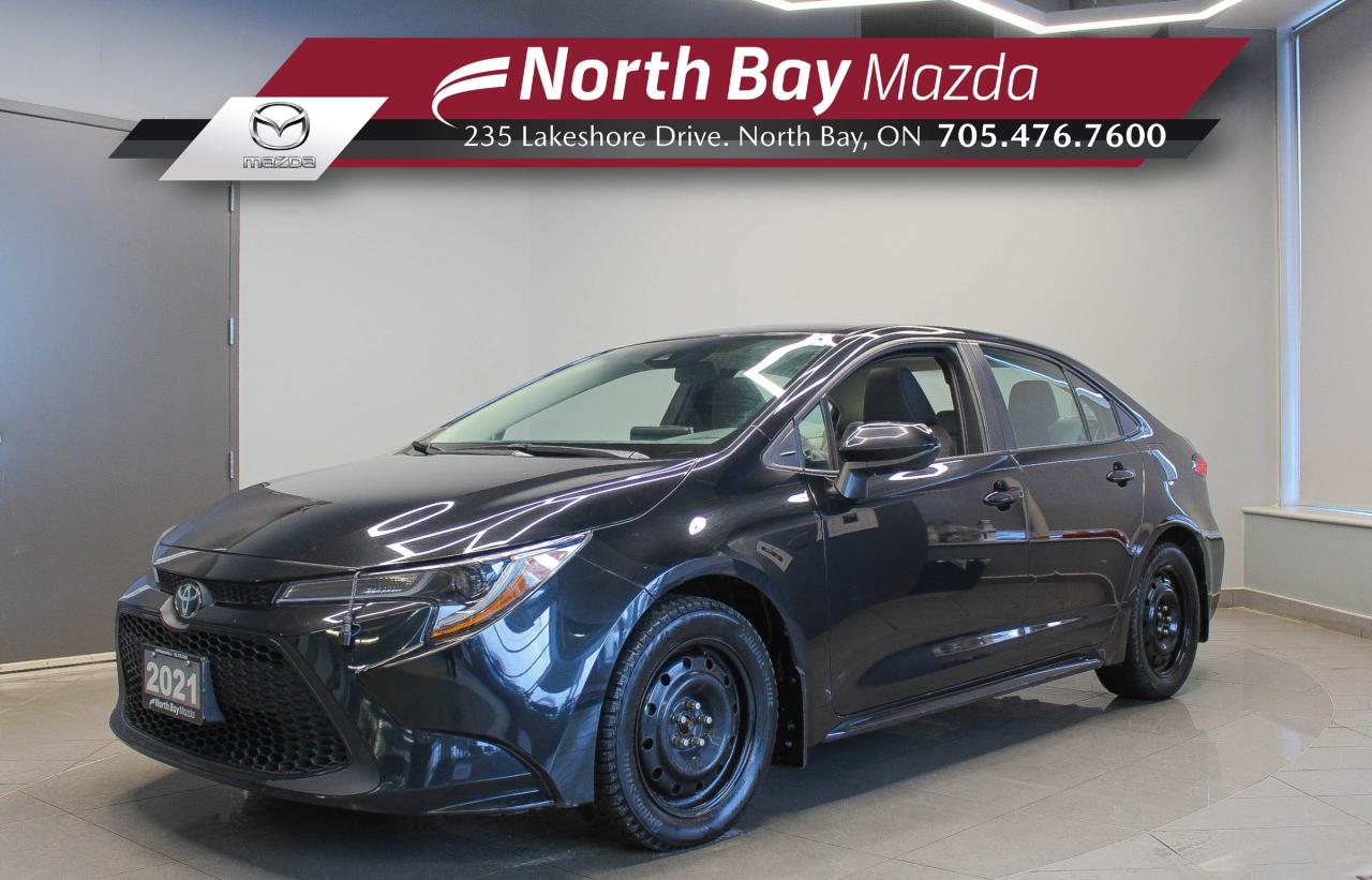Used 2021 Toyota Corolla LE TWO SETS OF TIRES - HEATED FRONT SEATS/STEERING WHEEL - CLOTH UPHOLSTERY for sale in North Bay, ON