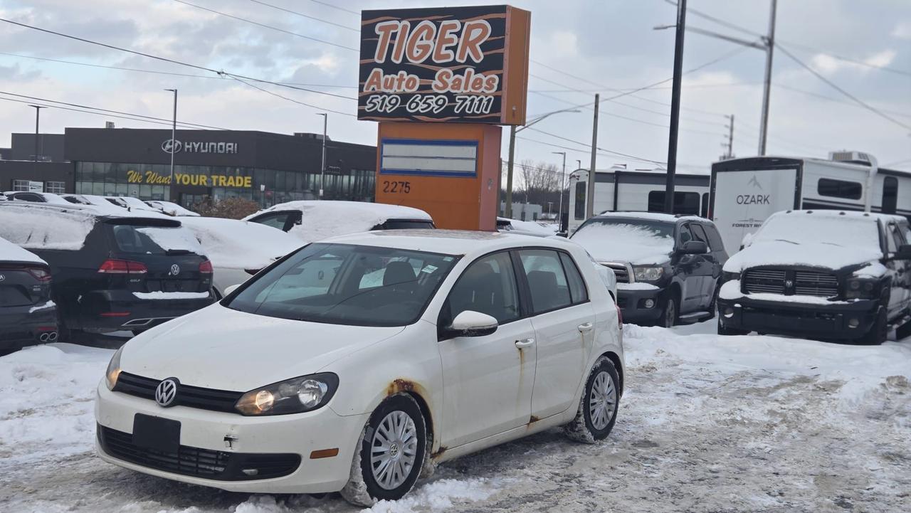 2013 Volkswagen Golf TRENDLINE, RUNS AND DRIVES GREAT, MANUAL, AS IS