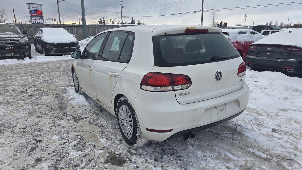 2013 Volkswagen Golf TRENDLINE, RUNS AND DRIVES GREAT, MANUAL, AS IS Photo