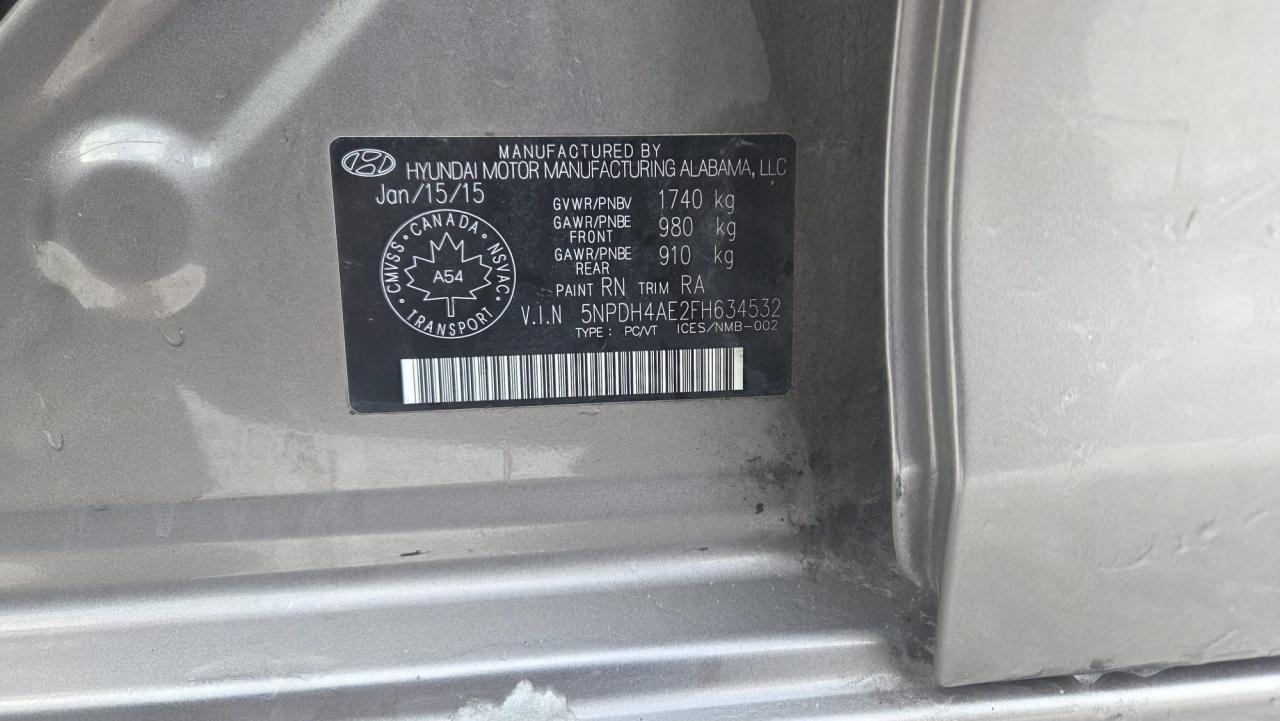 2015 Hyundai Elantra L, NO ACCIDENTS, ONLY 61KMS, MINT CONDITION Photo