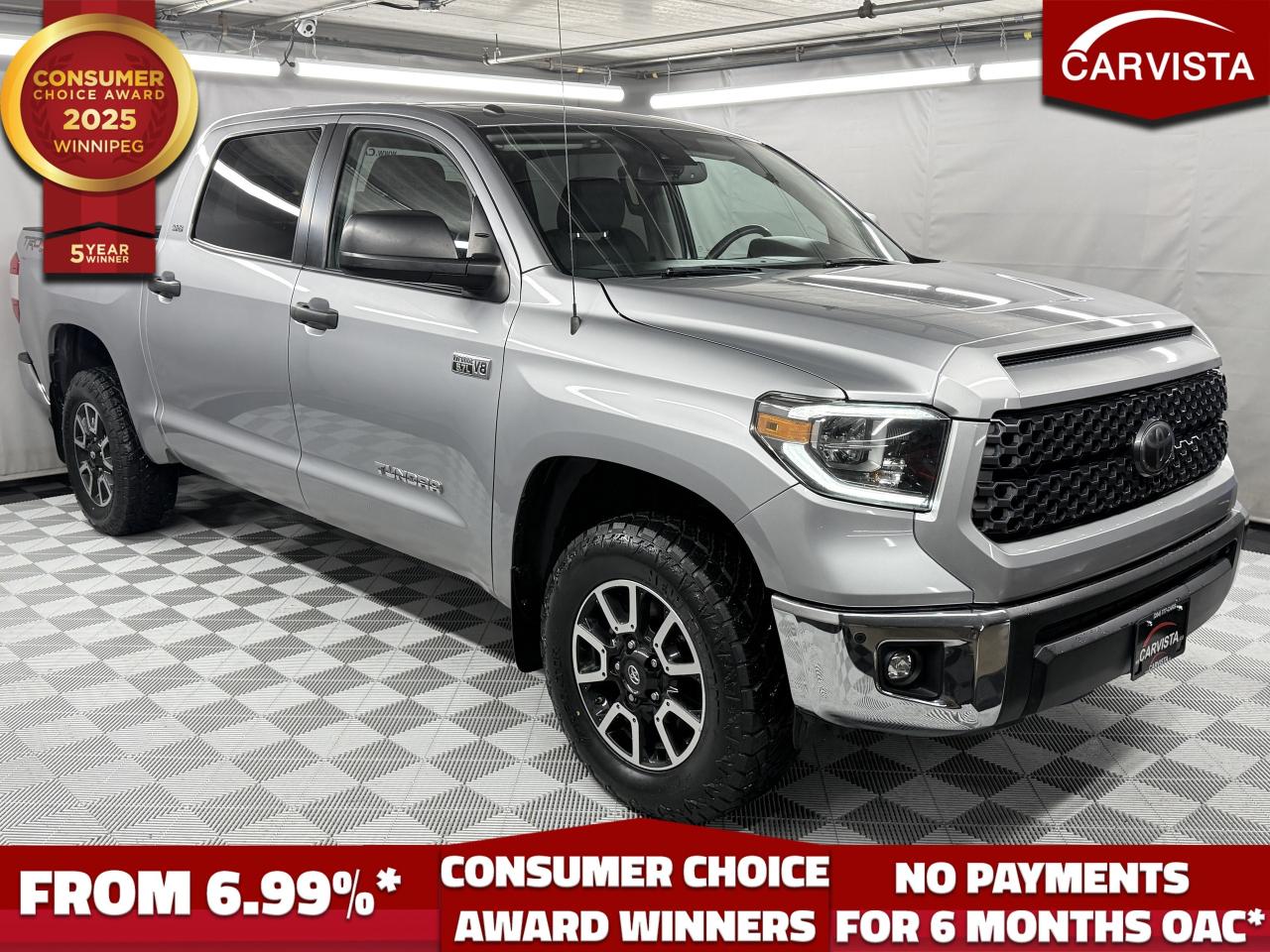 Used 2018 Toyota Tundra 4x4 Crewmax SR5 Plus TRD OFFROAD for sale in Winnipeg, MB