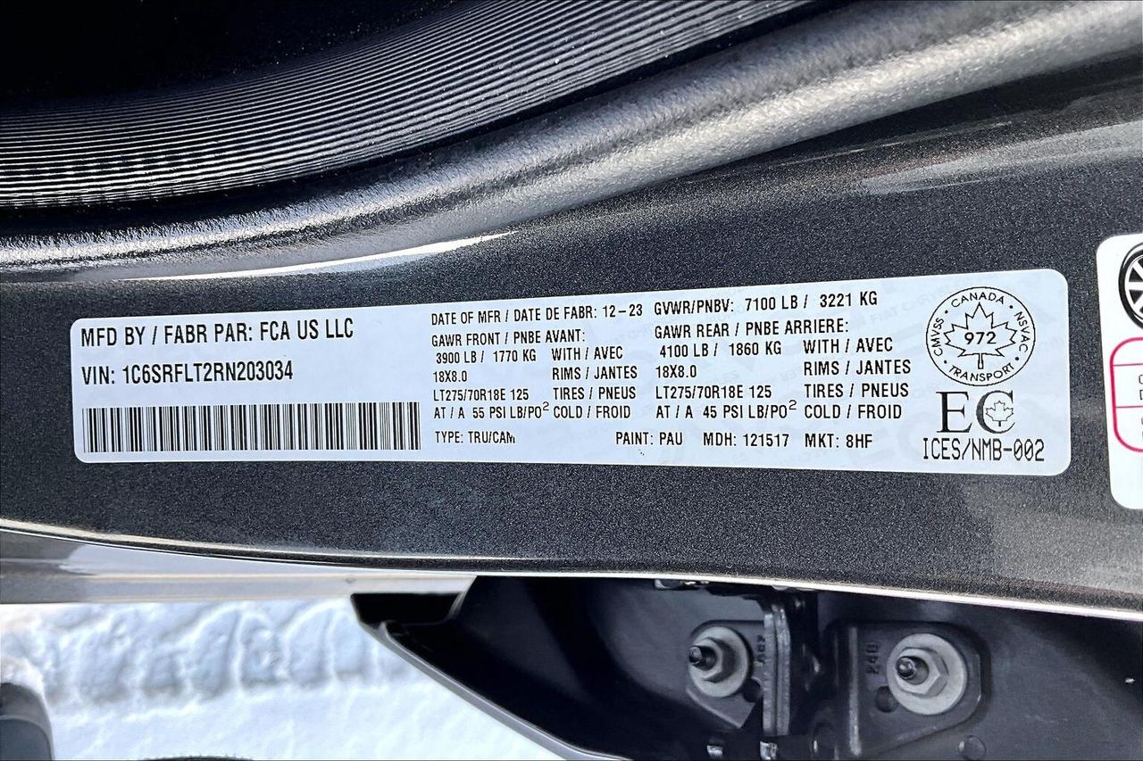 2024 RAM 1500 Rebel Crew Cab V8 | 8.4 Screen | Bed Liner | 4X4 Photo