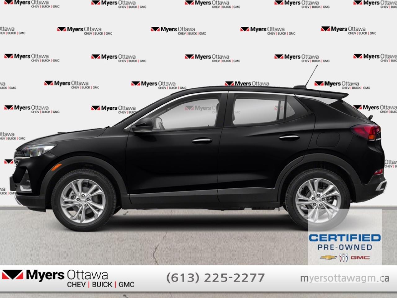 Compare at $24027 - Myers Cadillac is just $23327! <br> <br>JUST IN - ULTRA LOW KM 2022 ENCORE GX SELECT- ST PACKAGE, 18 ALLOYS, REAR CAMERA, APPLE CARPLAY, REMOTE START, REAR PARK ASSIST, CERTIFIED, NON SMOKER, SINGLE OWNER, NO ACCIDENTS<br> <br>To apply right now for financing use this link: <a href=https://creditonline.dealertrack.ca/Web/Default.aspx?Token=b35bf617-8dfe-4a3a-b6ae-b4e858efb71d&Lang=en target=_blank>https://creditonline.dealertrack.ca/Web/Default.aspx?Token=b35bf617-8dfe-4a3a-b6ae-b4e858efb71d&Lang=en</a><br><br> <br/>Certified Pre-Owned Vehicles. Instead of worries our vehicles come with a 150+ point inspection and a 30 day / 2,500kms Vehicle Exchange Privilege. Buy with confidence! <br> <br/><br>All prices include Admin fee and Etching Registration, applicable Taxes and licensing fees are extra.<br>*LIFETIME ENGINE TRANSMISSION WARRANTY NOT AVAILABLE ON VEHICLES WITH KMS EXCEEDING 140,000KM, VEHICLES 8 YEARS & OLDER, OR HIGHLINE BRAND VEHICLE(eg. BMW, INFINITI. CADILLAC, LEXUS...)<br> Come by and check out our fleet of 40+ used cars and trucks and 200+ new cars and trucks for sale in Ottawa.  o~o