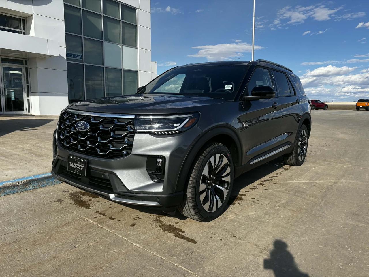 <p>Looking for a new SUV that seamlessly blends luxury and capability? Feast your eyes on the brand-new 2026 Ford Explorer Platinum 4WD, now available at Webbs 1441! This stunning SUV, cloaked in sleek Carbonized Grey Metallic, is ready to turn heads wherever you go. With its bold design and premium features, the Explorer Platinum is designed to elevate your driving experience.</p><p>Inside, youll be greeted by a meticulously crafted Mojave Dusk interior, featuring sumptuous leather seating surfaces that offer unparalleled comfort. The 4-wheel drive system ensures confident handling in any weather, making it the perfect vehicle for both city commutes and weekend adventures. The 2026 Ford Explorer Platinum is more than just a car; its a statement.</p><p>Here are five features that make the 2026 Ford Explorer Platinum 4WD truly exceptional:</p><ul><li><strong>Carbonized Grey Metallic:</strong> This head-turning exterior colour exudes sophistication and style.</li><li><strong>Lux Leather Package:</strong> Sink into the lap of luxury with premium leather seating.</li><li><strong>2nd Row Captains Chairs:</strong> Provide your passengers with ultimate comfort and individual space.</li><li><strong>21 Ultra Bright Mach Wheels:</strong> Make a bold statement with these eye-catching wheels.</li><li><strong>2.3L EcoBoost I-4 Engine:</strong> Experience a powerful and efficient engine that delivers impressive performance.</li></ul><p><strong><em>Powered by AutoIntelligence&trade;</em></strong> Powered by AutoIntelligence&trade;</p>