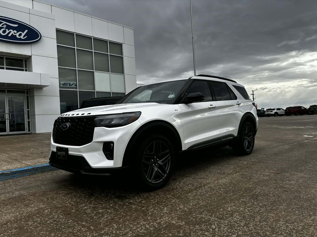 <p>Looking for an SUV that blends performance and style? Feast your eyes on the all-new 2026 Ford Explorer ST-Line 4WD, now available at Webbs 1441! This beauty, painted in a striking Star White Metallic Tri-Coat, is ready to turn heads on every street and conquer any adventure. With its sleek design and rugged capabilities, the Explorer ST-Line offers the perfect combination of everyday practicality and thrilling driving dynamics.</p><p>This Explorer is more than just a pretty face; its packed with features designed to elevate your driving experience. From the responsive 2.3L EcoBoost engine to the smooth-shifting 10-speed automatic transmission, every detail is engineered for performance and comfort. Whether youre navigating city streets or exploring off-the-beaten-path destinations, the ST-Line 4WD provides confidence and control.</p><p>Here are five features that make this vehicle a must-see:</p><ul><li><strong>Premium Package:</strong> Enjoy the finer things with features like ambient lighting, second-row heated seats, and a memory drivers seat.</li><li><strong>Panoramic Roof:</strong> Let the sunshine in and enjoy the views with the panoramic roof.</li><li><strong>ST-Line Street Pack:</strong> Featuring bold red performance brakes, this pack brings a sporty edge.</li><li><strong>4-Wheel Drive:</strong> Ready to take on any adventure.</li><li><strong>Ford Connectivity:</strong> Stay connected with a 1-year trial.</li></ul><p>Visit Webbs 1441 today to experience the excitement of the new 2026 Ford Explorer ST-Line 4WD!</p><p><strong><em>Powered by AutoIntelligence&trade;</em></strong> Powered by AutoIntelligence&trade;</p>
