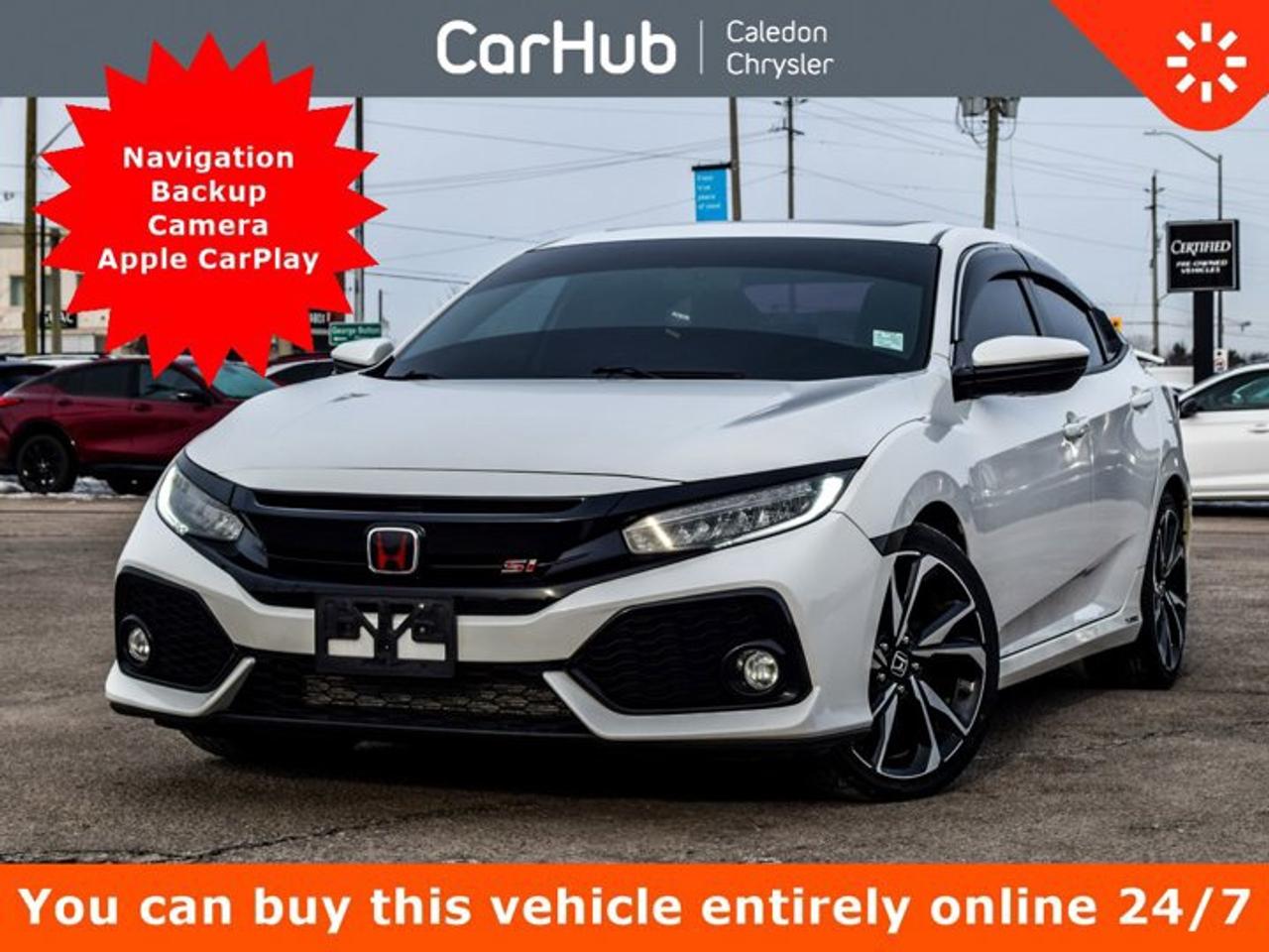 2018 Honda Civic Sedan Si Sunroof Heated Front Seats Bluetooth Alloy Rims Photo0