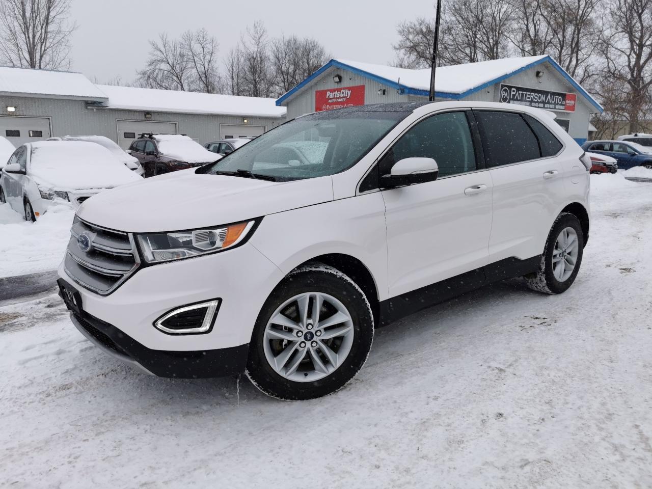 CLEAN CARFAX - PANOROOF - V6 AWD Discover the perfect blend of performance, comfort, and style with the 2018 Ford Edge SEL AWD at Patterson Auto Sales. This pre-owned SUV is designed to elevate your driving experience with its robust 3.5L V6 DOHC 24V engine, providing power and efficiency for all your adventures. Slide into luxury with premium leather seating that offers exceptional comfort and sophistication for every journey. Whether youre navigating city streets or exploring off the beaten path, the All-Wheel Drive ensures you have the confidence to tackle any terrain. Dont miss your chance to own this versatile and stylish SUV. Visit us today and drive home the Ford Edge youve been dreaming of.