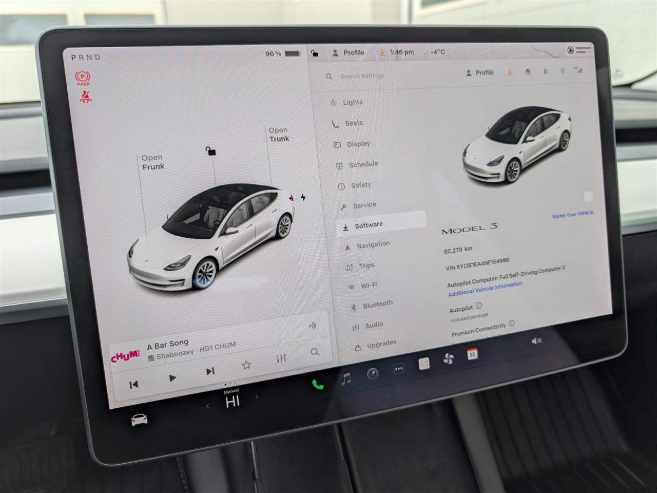 2022 Tesla Model 3 STANDARD - WHITE INTERIOR Photo