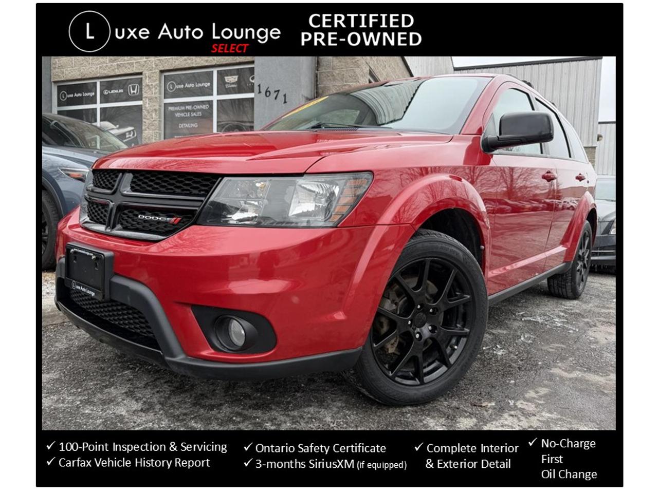 2016 Dodge Journey SXT-7-PASS, BLUETOOTH, HEATED SEATS, BLACK WHEELS!