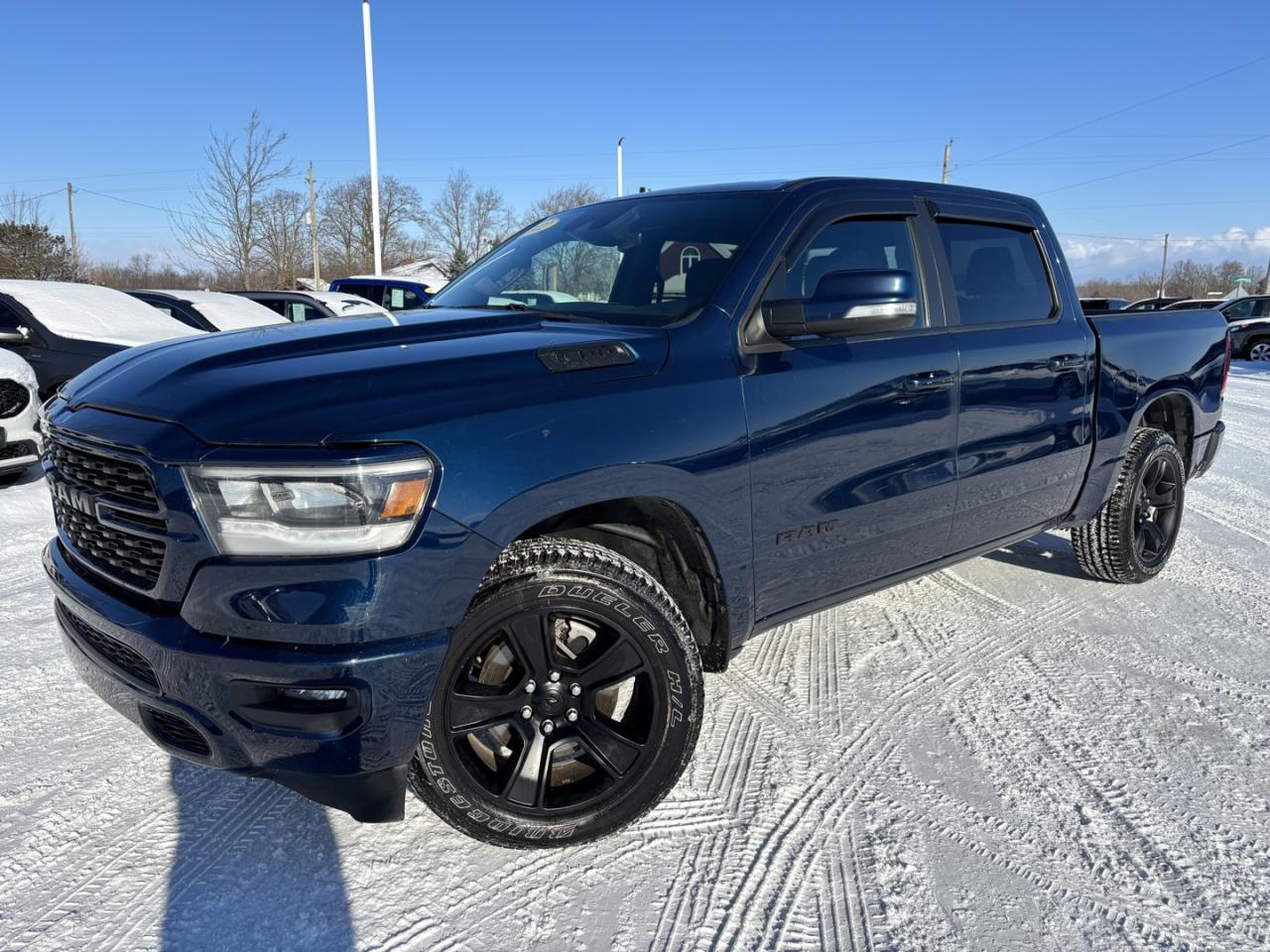 <p dir=ltr><span>A family business of 28 years! *HEATED SEATS*HEATED STEERING*NAV*BACKUP CAM*2 KEYS*CARPLAY*ANDROID AUTO* This 2022 Ram 1500 SPORT will be sold with an Ontario Safety Certificate at no extra charge through our multi-point inspection process to provide you with the best quality pre-owned experience. Complete Carfax reports come with every vehicle sale and are readily available. Financing available as well at Daves Auto through TD Auto finance from as low as 6.79%-9.49%. All vehicles with XM Capability come with 3 free months of Sirius XM. Daves Auto continues to serve its customers with quality, unbranded pre-owned vehicles, certifying every vehicle inside the list price disclosed. Tinting available for $99/window.</span></p><p><span id=docs-internal-guid-f3c27c2f-7fff-1e8a-5d9f-2c3af7ad3f46></span></p><p dir=ltr><span>Established in 1996, Daves Auto has been serving Haldimand, West Lincoln and Ontario area with the same quality for over 28 years! With growth, Daves Auto now has a lot with approximately 70 vehicles and a service building on-site to safety all vehicles in-house. If you are looking at this vehicle and need any additional information, please feel free to call us or come visit us at 7109 Canborough Rd. Dunnville, Ontario. Find us on Instagram @ daves_auto_2020 and become more familiar with our family business! Please call in advance to ensure availability.</span></p>