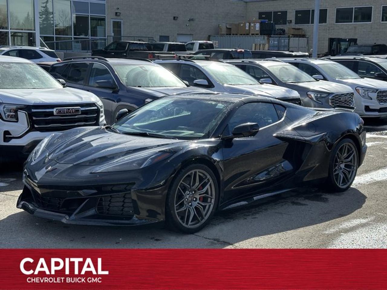 This Chevrolet Corvette delivers a Gas V8 5.5L/ engine powering this Automatic transmission. TRANSMISSION, 8-SPEED DUAL CLUTCH, INCLUDES MANUAL AND AUTO MODES (STD), STEALTH INTERIOR TRIM PACKAGE dark finish aluminum trim, SEATS, TWO-TONE.*This Chevrolet Corvette Comes Equipped with These Options *BATTERY PROTECTION PACKAGE , LPO, SPOILER EXTENSION, CLEAR SMOKED CENTRE BRIDGE WITH JAKE LOGO Genuine Corvette Accessory, LPO, FRONT RADIATOR GRILLE SCREENS Genuine Corvette Accessory, FRONT LIFT ADJUSTABLE HEIGHT WITH MEMORY includes (TR7) automatic headlamp levelling system, ENGINE, 5.5L V8 DI, HIGH-OUTPUT Variable Valve Timing (VVT), (670 hp [499.6 kW] @ 8400 rpm, 460 lb-ft of torque [623.8 N-m] @ 6300 rpm) (STD), CALIPERS, EDGE RED-PAINTED, 2LZ PREFERRED EQUIPMENT GROUP includes standard equipment, Wireless Phone Charging 2 wireless charging pads for phone or portable devices, located on centre console and between seatbacks, Wireless Apple CarPlay/Wireless Android Auto, Wipers, front intermittent.* Stop By Today *Youve earned this- stop by Capital Chevrolet Buick GMC Inc. located at 13103 Lake Fraser Drive SE, Calgary, AB T2J 3H5 to make this car yours today!
