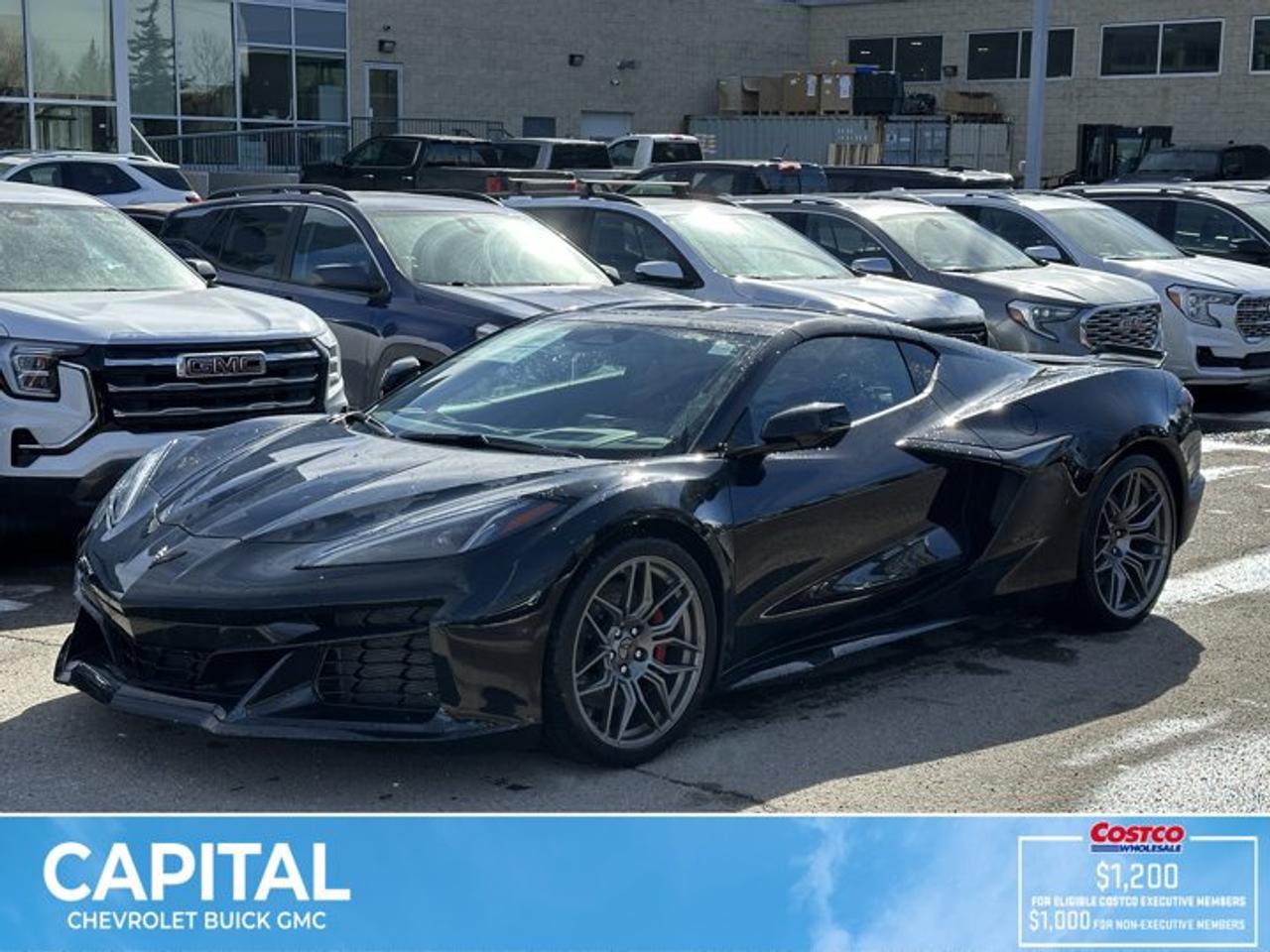 This Chevrolet Corvette delivers a Gas V8 5.5L/ engine powering this Automatic transmission. TRANSMISSION, 8-SPEED DUAL CLUTCH, INCLUDES MANUAL AND AUTO MODES (STD), STEALTH INTERIOR TRIM PACKAGE dark finish aluminum trim, SEATS, TWO-TONE.*This Chevrolet Corvette Comes Equipped with These Options *BATTERY PROTECTION PACKAGE , LPO, SPOILER EXTENSION, CLEAR SMOKED CENTRE BRIDGE WITH JAKE LOGO Genuine Corvette Accessory, LPO, FRONT RADIATOR GRILLE SCREENS Genuine Corvette Accessory, FRONT LIFT ADJUSTABLE HEIGHT WITH MEMORY includes (TR7) automatic headlamp levelling system, ENGINE, 5.5L V8 DI, HIGH-OUTPUT Variable Valve Timing (VVT), (670 hp [499.6 kW] @ 8400 rpm, 460 lb-ft of torque [623.8 N-m] @ 6300 rpm) (STD), CALIPERS, EDGE RED-PAINTED, 2LZ PREFERRED EQUIPMENT GROUP includes standard equipment, Wireless Phone Charging 2 wireless charging pads for phone or portable devices, located on centre console and between seatbacks, Wireless Apple CarPlay/Wireless Android Auto, Wipers, front intermittent.* Stop By Today *Youve earned this- stop by Capital Chevrolet Buick GMC Inc. located at 13103 Lake Fraser Drive SE, Calgary, AB T2J 3H5 to make this car yours today!