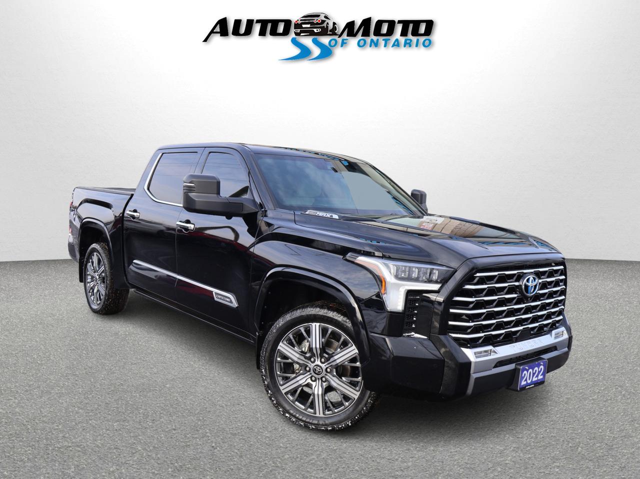 2022 Toyota Tundra CAPSTONE CREW 4WD CERTIFIED *ACCIDENT FREE* 360 CAMERA NAV BLUETOOTH LEATHER HEATED SEATS PANO ROOF CRUISE ALLOYS Photo