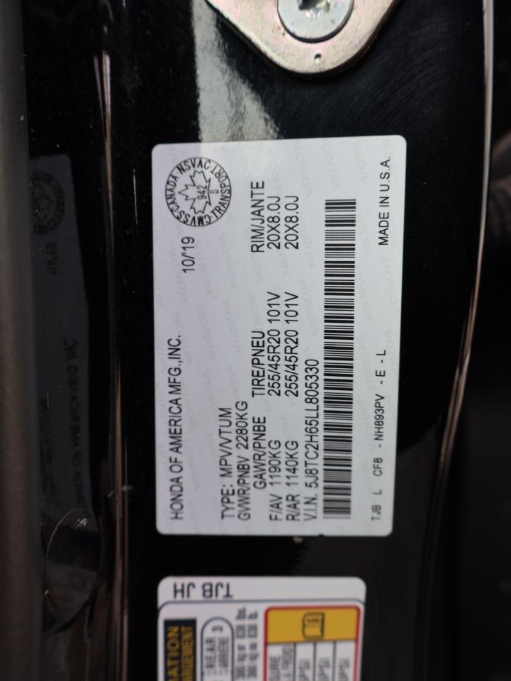 2020 Acura RDX SH-AWD A-SPEC CERTIFIED *SERVICE RECORDS* CAMERA NAV BLUETOOTH LEATHER HEATED SEATS PANO ROOF CRUISE ALLOYS Photo