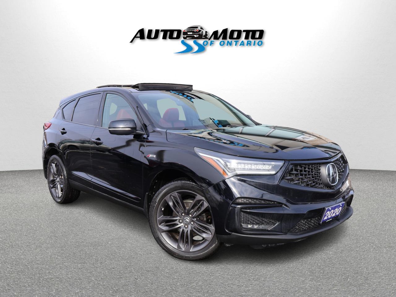 2020 Acura RDX SH-AWD A-SPEC CERTIFIED *SERVICE RECORDS* CAMERA NAV BLUETOOTH LEATHER HEATED SEATS PANO ROOF CRUISE ALLOYS Photo0