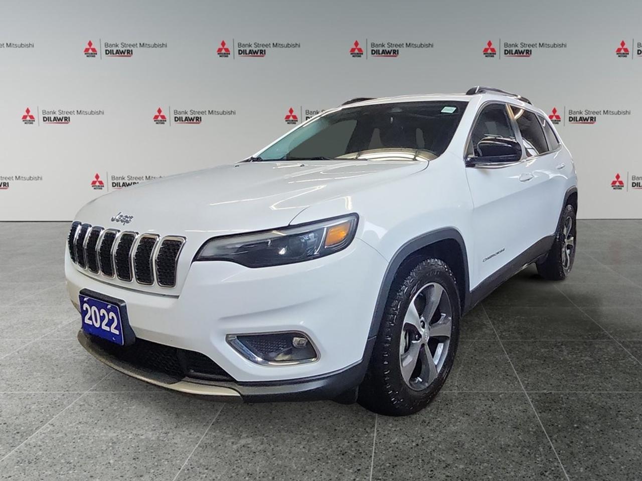 Balance of 5 year/100,000kms BASIC warranty and 10 year/160,000kms Factory Powertrain Warranty on ALL MITSUBISHI products! Best in the industry!!!! The 2022 Jeep Cherokee Limited 4x4, with its striking white exterior, embodies both elegance and rugged capability. Equipped with a 4x4 drivetrain and handling prowess, it is primed for both urban and off-road adventures. Step inside to find a well-appointed interior featuring a sophisticated blend of luxury and functionality. The leather seats provide exceptional comfort, while the heated front seats and heated steering wheel ensure warmth during Canadian winters. Exterior features like heated mirrors add an extra layer of convenience, particularly in cold weather. The Cherokee Limited is packed with cutting-edge technology designed to enhance every journey. Stay connected with smart device integration and the seamless connectivity of Bluetooth. Safety is paramount, with features such as automatic parking, a backup camera, lane assist, and parking sensors providing peace of mind on the road. Adaptive cruise control further enhances safety, making long drives more enjoyable and stress-free. This SUV is perfect for families, adventure seekers, and anyone looking for a versatile vehicle that doesnt compromise on style or technology. Contact us today to learn more and see how the 2022 Jeep Cherokee Limited 4x4 can complement your lifestyle.