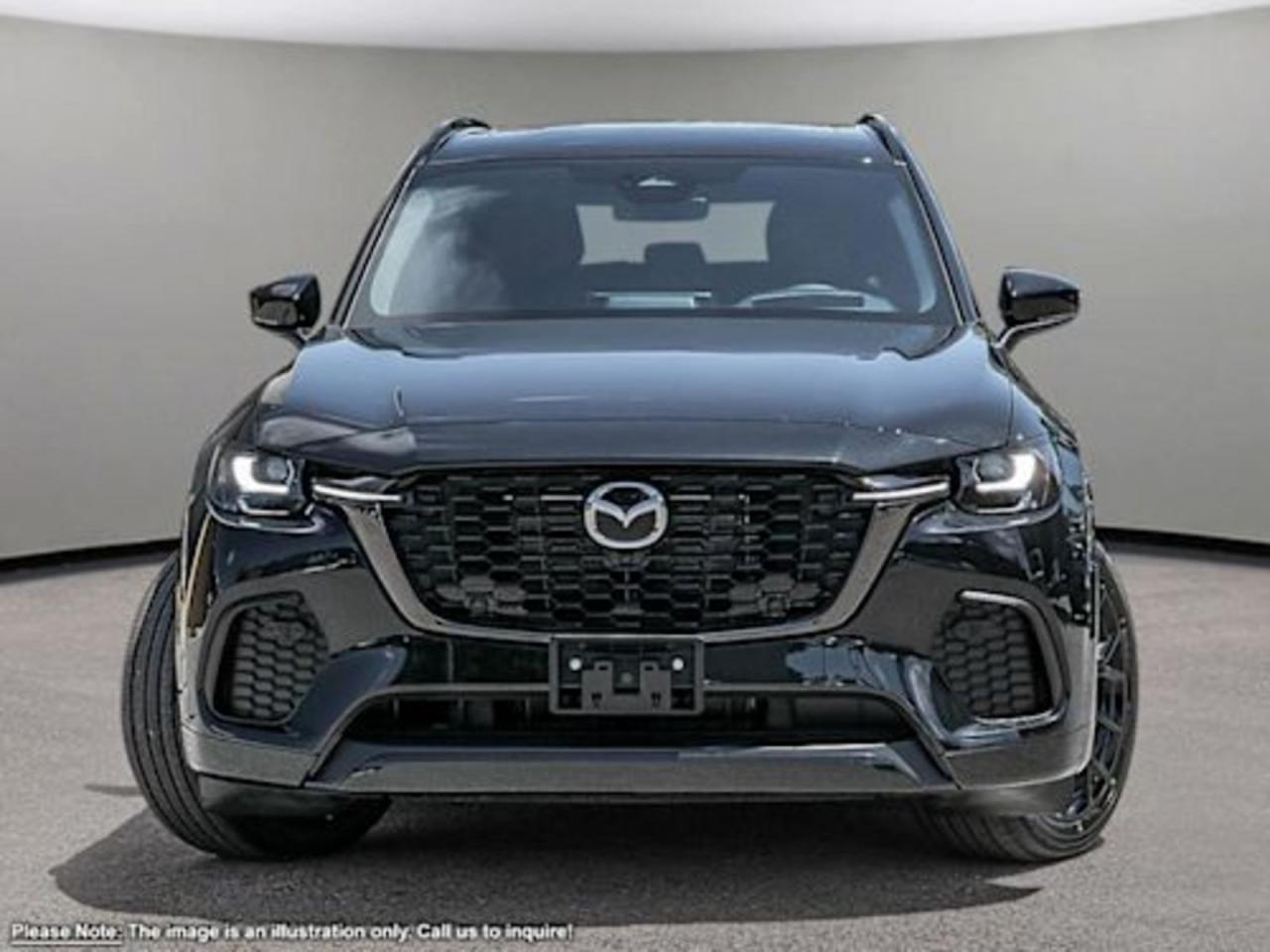 Experience the perfect blend of power, luxury, and advanced technology with the new 2026 Mazda CX-70 MHEV GT-P AWD in stunning Black. Powered by a robust 3.3L e-SKYACTIV G mild hybrid turbocharged engine paired with an 8-speed automatic transmission and all-wheel drive, it delivers responsive performance with impressive efficiency.Step inside to plush Nappa leather heated and ventilated front seats, while the Bose premium sound system and 12.3-inch touchscreen with integrated navigation keep you connected and entertained. Stay confident with Mazdas suite of advanced safety features including lane departure prevention, active blind spot monitoring, and forward collision mitigation.Whether navigating city streets or exploring new adventures, the CX-70 GT-P offers refined comfort, sophisticated style, and intelligent capabilityready to elevate your driving experience. Visit Go Mazda today and take the 2026 CX-70 GT-P for a test drive!Go Mazda is an AMVIC licensed business.Please note that a new administration fee from Mazda Canada of $795 will apply to finance and cash purchases. effective February 1, 2024.