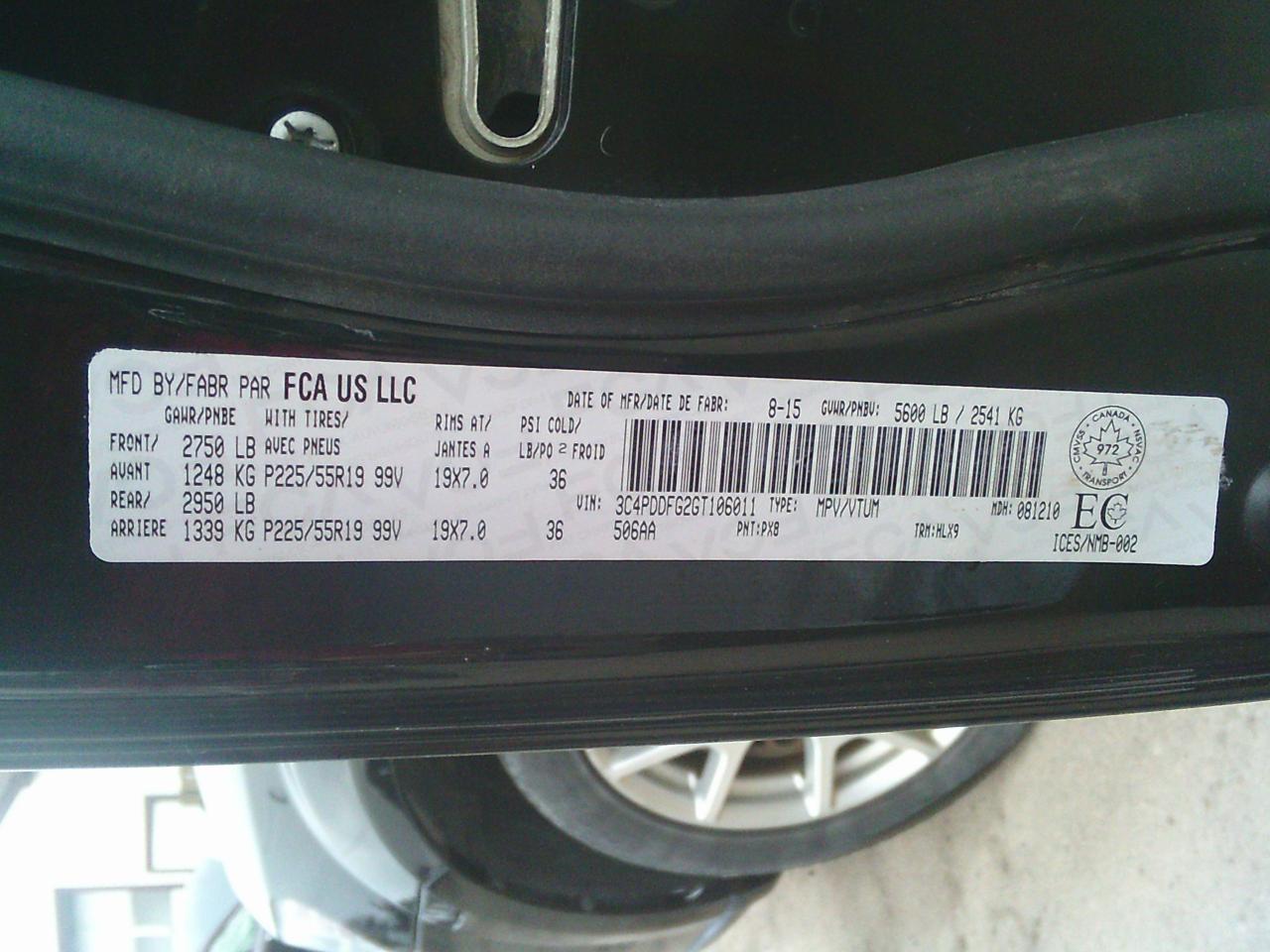 2016 Dodge Journey AWD 4dr R-T 7 PASS. Photo