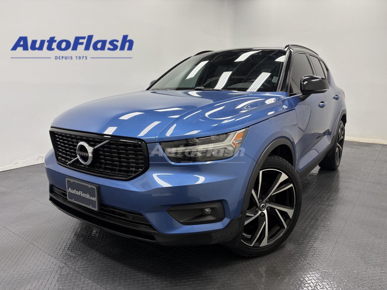 Used 2021 Volvo XC40 R-DESIGN AWD, TOIT PANORAMIQUE, CAMERA, CUIR for sale in Saint-Hubert, QC