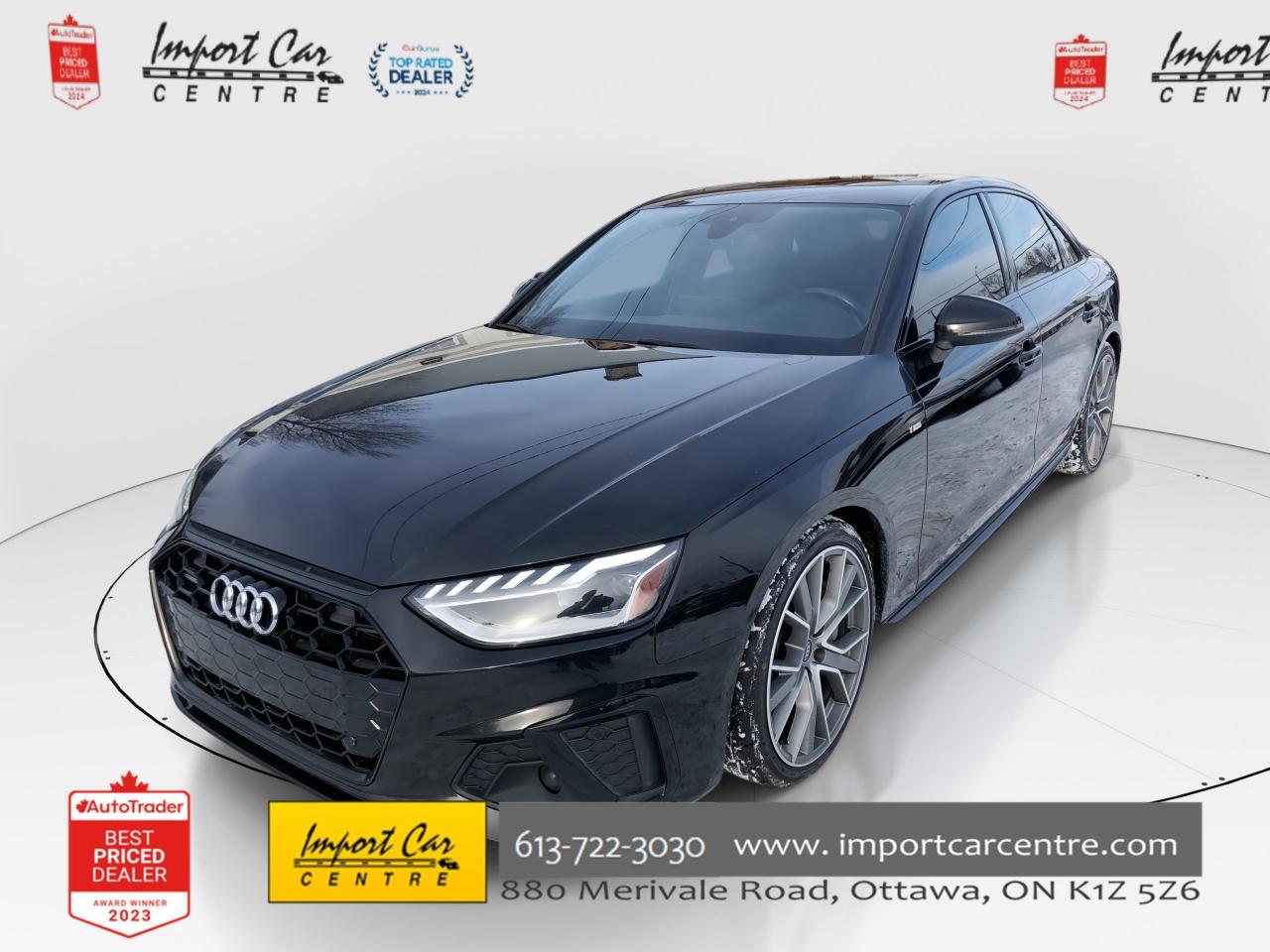 2021 Audi A4 45 Progressiv SLINE SPORTS PKG, ONLY 41KKMS, LEATH Photo0