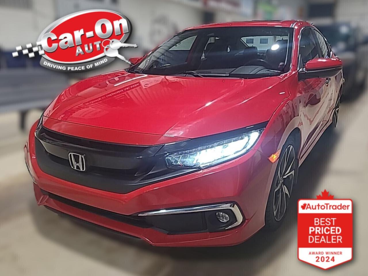 TOP OF THE LINE TOURING!! Leather seats, sunroof, heated front & rear seats, Android Auto/ Apple CarPlay, 7-inch touchscreen display w/ navigation, remote start, wireless charging, 18-inch alloys, blind spot monitor, lane keep assist, pre-collision system, adaptive cruise control, dual-zone climate control, backup camera, full power group incl. power driver & passenger seat, keyless entry, garage door opener, rain-sensing wipers, automatic headlights, auto-dimming rearview mirror, leather-wrapped steering wheel, Bluetooth and more!! This vehicle just landed and is awaiting a full detail and photo shoot. Contact us and book your road test today!