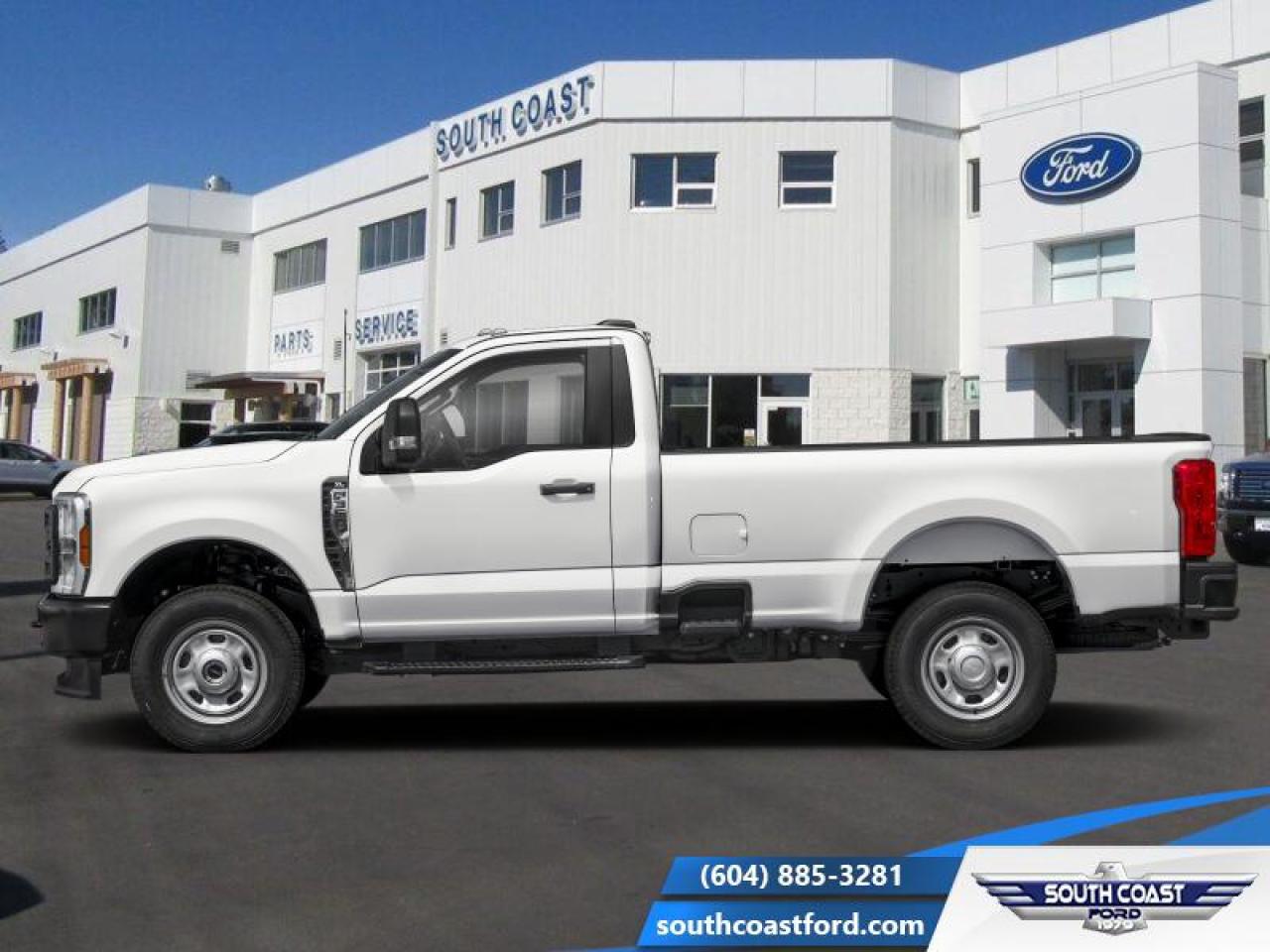 <b>Diesel Engine, FX4 Off-Road Package, Running Boards, Remote Engine Start, Tailgate Step!</b><br> <br> For hauling, towing, and getting the job done, look no further than this rugged F-350. <br> <br>The most capable truck for work or play, this heavy-duty Ford F-350 never stops moving forward and gives you the power you need, the features you want, and the style you crave! With high-strength, military-grade aluminum construction, this F-350 Super Duty cuts the weight without sacrificing toughness. The interior design is first class, with simple to read text, easy to push buttons and plenty of outward visibility. This truck is strong, extremely comfortable and ready for anything.<br> <br>This Oxford White sought after diesel Regular Cab 4X4 pickup has an Automatic transmission and is powered by a 475HP 6.7L 8 Cylinder Engine. This vehicle has been upgraded with the following features: Diesel Engine, FX4 Off-Road Package, Running Boards, Remote Engine Start, Tailgate Step, SiriusXM, Power Trailer Tow Mirrors.<br><br> View the original window sticker for this vehicle with this url <b><a href=http://www.windowsticker.forddirect.com/windowsticker.pdf?vin=1FTRF3BT4TEE04151 target=_blank>http://www.windowsticker.forddirect.com/windowsticker.pdf?vin=1FTRF3BT4TEE04151</a></b>.<br> <br>To apply right now for financing use this link: <a href=https://www.southcoastford.com/financing/ target=_blank>https://www.southcoastford.com/financing/</a><br><br> <br/> Total  rebate of $2000 is reflected in the price.  <br> Buy this vehicle now for the lowest bi-weekly payment of <b>$779.44</b> with $0 down for 84 months @ 7.99% APR O.A.C. ( taxes included, $595 Administration Fee included    / Total Obligation of $127703  ).  Incentives expire 2026-02-02.  See dealer for details. <br> <br>Call South Coast Ford Sales or come visit us in person. Were convenient to Sechelt, BC and located at 5606 Wharf Avenue. and look forward to helping you with your automotive needs. <br><br> Come by and check out our fleet of 20+ used cars and trucks and 90+ new cars and trucks for sale in Sechelt.  o~o