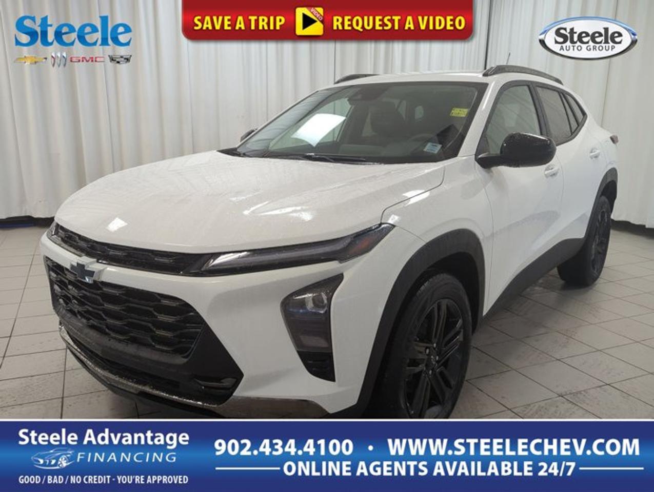 Meet the brand new 2026 Chevrolet Trax Activ, now available at Steele Chevrolet Buick GMC in Dartmouth. Finished in White with a Black interior, this 4-door SUV is built for busy days, quick errands, and easy weekend escapes. With front-wheel drive and an automatic transmission, it keeps driving simple and smooth.Under the hood, the 2026 Chevrolet Trax Activ uses a turbocharged 1.2 L 3-cylinder gas engine. The DOHC design supports efficient breathing and clean power delivery, helping the Trax feel responsive in city traffic while staying calm on the highway. If you want a new SUV that fits tight parking spots yet still feels confident on the road, this Trax is a smart match.Inside, the 2026 Chevrolet Trax Activ keeps things practical and easy to live with. The cabin layout is made for everyday comfort, with a straightforward driving position and four-door access that makes loading passengers or gear much easier. Whether youre commuting across Dartmouth or heading out of town, this Trax is designed to make each trip feel relaxed and manageable.ADVANCED SAFETY FEATURESDesigned for confident daily drivingBuilt with modern safety engineeringStable handling with front-wheel tractionClear outward visibility from four doorsPERFORMANCE AND EFFICIENCYTurbocharged 1.2 L three-cylinder gas engineDual overhead camshaft engine designAutomatic transmission for smooth shiftingFront-wheel drive for predictable controlCOMFORT AND CONVENIENCEFour-door access for easy entryComfortable cabin layout for daily useSimple controls within easy reachPractical SUV height for visibilityTECHNONOLGY AND CONNECTIVITYModern vehicle electronics support daily useClear driver information while on roadConvenient controls designed for quick accessBuilt for todays connected driving needsCARGO SPACESUV cargo area for everyday gearEasy loading through rear hatchRoom for groceries and weekend bagsFlexible space for active lifestylesWHAT OTHER OWNERS LIKEEasy size for city parkingTurbo power feels lively in trafficComfortable ride for daily commutingPractical cargo space for errandsThis 2026 Chevrolet Trax Activs VIN is: KL77LKE2XTC059147.
