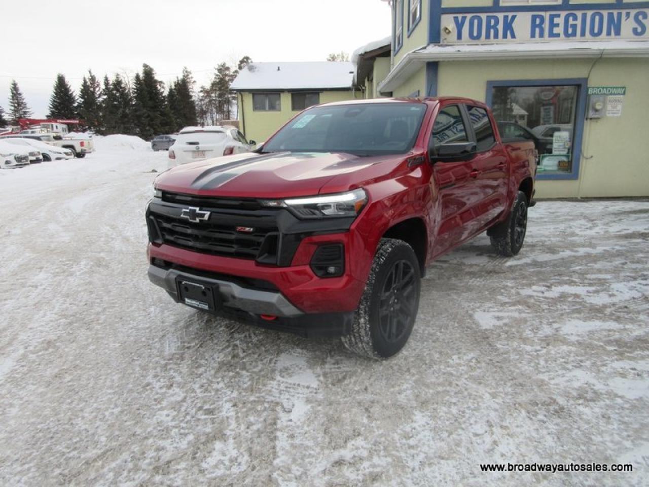 2024 Chevrolet Colorado LOADED Z71-EDITION 5 PASSENGER 2.7L - TURBO.. 4X4.. CREW-CAB.. SHORTY.. LEATHER.. HEATED SEATS & WHEEL.. BACK-UP CAMERA.. POWER SUNROOF.. Photo