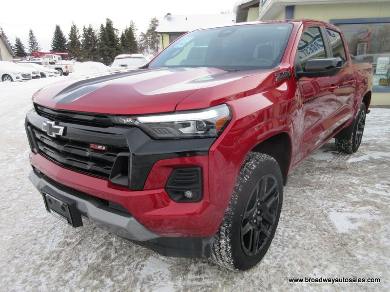 2024 Chevrolet Colorado LOADED Z71-EDITION 5 PASSENGER 2.7L - TURBO.. 4X4.. CREW-CAB.. SHORTY.. LEATHER.. HEATED SEATS & WHEEL.. BACK-UP CAMERA.. POWER SUNROOF.. Photo