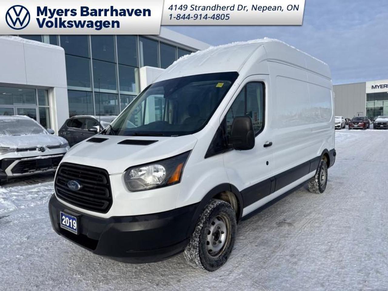 On Sale! Save $1000 on this one, weve marked it down from $26998.For an efficient hauler, you cant do any better than this Ford Transit. This 2019 Ford Transit-250 is for sale today in Nepean. <br> <br>This Ford Transit offers the flexibility to fit any size of business, whether you need to tow, haul, cart, carry or deliver - the Ford Transit can get it done. The Ford Transit workspace is carefully designed to maximize efficiency and versatility, making your Transit the ideal tool for any job. This van has 139,481 km. Its Oxford White in colour. It has an Automatic transmission and is powered by a 3.7L V6 24V MPFI DOHC engine.<br> To view the original window sticker for this vehicle view this <a href=http://www.windowsticker.forddirect.com/windowsticker.pdf?vin=1FTYR2XM0KKA57061 target=_blank>http://www.windowsticker.forddirect.com/windowsticker.pdf?vin=1FTYR2XM0KKA57061</a>. <br/><br> <br>To apply right now for financing use this link: <a href=https://www.barrhavenvw.ca/en/form/new/financing-request-step-1/44 target=_blank>https://www.barrhavenvw.ca/en/form/new/financing-request-step-1/44</a><br><br> <br/><br> Buy this vehicle now for the lowest bi-weekly payment of <b>$198.83</b> with $0 down for 84 months @ 9.99% APR O.A.C. ((Plus applicable taxes and fees - Some conditions apply to get approved at the mentioned rate)     ).  See dealer for details. <br> <br>We are your premier Volkswagen dealership in the region. If youre looking for a new Volkswagen or a car, check out Barrhaven Volkswagens new, pre-owned, and certified pre-owned Volkswagen inventories. We have the complete lineup of new Volkswagen vehicles in stock like the GTI, Golf R, Jetta, Tiguan, Atlas Cross Sport, Volkswagen ID.4 electric vehicle, and Atlas. If you cant find the Volkswagen model youre looking for in the colour that you want, feel free to contact us and well be happy to find it for you. If youre in the market for pre-owned cars, make sure you check out our inventory. If you see a car that you like, contact 844-914-4805 to schedule a test drive.<br> Come by and check out our fleet of 50+ used cars and trucks and 100+ new cars and trucks for sale in Nepean.  o~o