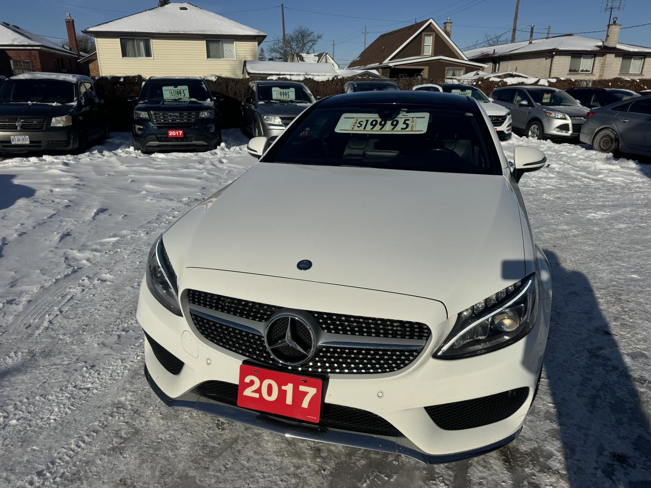 <div>2017 Mercedes Benz C300 4MATIC coupe white with black interior loaded has clean carfax no accidents fully certified Assurant coast to coast 6 months 6000 km $2500 per claim warranty included runs and looks great&nbsp;</div>