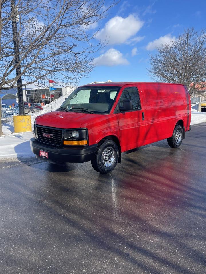 <p>HELLLLO BIG RED!!ATTENTION CONTRACTORS!!CHECK OUT THIS 2008 GMC SAVANA FINISHED IN BEAUTIFUL VICTORY RED!!4.8L VORTEC V8!!AUTOMATIC!!AIR CONDITION!!POWER LOCKS!!RARE SLIDING DOOR!!TOW PKG!!HEAVY DUTY!!8 BOLT SUSPENSION!!KROWN RUST PROOFED AND OIL SPRAYED RELIGIOUSLY!!NO ACCIDENTS, CARFAX INCLUDED!!VERY CLEAN IN AND OUT!!MAKE YOUR BUSINESS STAND OUT!!AUTOGARD ADVANTAGE WARRANTIES AVAILABLE!!FULLY CERTIFIED FOR ONLY $ 8,999 + HST AND LICENSING</p><p>&nbsp;</p><p style=text-align: center;>PLEASE CALL OR TEXT 416 822-5204!!</p><p style=text-align: center;>WE FINANCE!! GOOD, BAD, NO CREDIT!!&nbsp;</p><p style=text-align: center;>EXTENDED WARRANTIES AVAILABLE ON ALL VEHICLES!!</p>