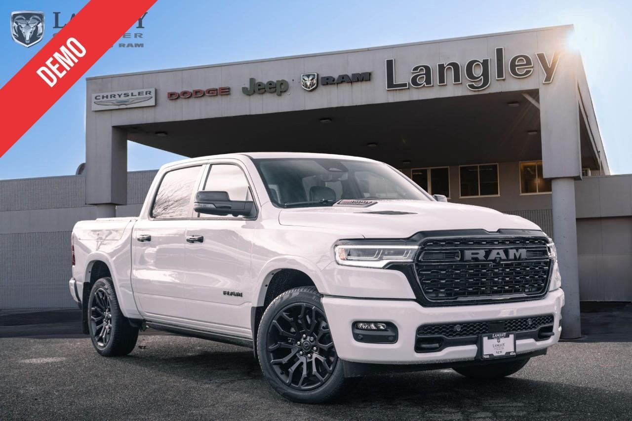 <p><strong>2026 RAM 1500 LIMITED 4X4 CREW CAB 5'7" BOX</strong></p><p>The 2026 Ram 1500 Limited sits at the apex of the light-duty lineup, featuring the new 3.0L Hurricane High-Output engine as standard equipment. This flagship trim pairs unmatched interior luxuryincluding a 14.4-inch touchscreen and premium leatherwith a high-performance twin-turbocharged powertrain that delivers more horsepower and torque than any previous 1500-series V8. </p><p></p><ul><li><p><strong>Engine</strong>: 3.0L Hurricane High-Output (HO) Twin-Turbo I6 </p><p></p></li><li><p><strong>Horsepower</strong>: 540 hp </p><p></p></li><li><p><strong>Torque</strong>: 521 lb-ft </p><p></p></li><li><p><strong>Transmission</strong>: 8-Speed Automatic </p><p></p></li><li><p><strong>Max Towing</strong>: Up to 9,920 lbs (4,500 kg) </p><p></p></li><li><p><strong>Fuel Economy</strong>: 15.7 L/100km City / 11.5 L/100km Hwy </p><p></p></li></ul><p>Come book a test drive at Langley Chrysler, conveniently located in Langley, British Columbia.</p>

<p>*All prices plus applicable taxes, applicable environmental recovery charges, documentation of $599 and full tank of fuel surcharge of $76 if a full tank is chosen. <br />Other protection items available that are not included in the above price:<br />Tire & Rim Protection and Key fob insurance starting from $599<br />Service contracts (extended warranties) for coverage up to 7 years and 200,000 kms starting from $599<br />Custom vehicle accessory packages, mudflaps and deflectors, tire and rim packages, lift kits, exhaust kits and tonneau covers, canopies and much more that can be added to your payment at time of purchase<br />Undercoating, rust modules, and full protection packages starting from $199<br />Financing Fee of $500 when applicable<br />Flexible life, disability and critical illness insurances to protect portions of or the entire length of vehicle loan</p>