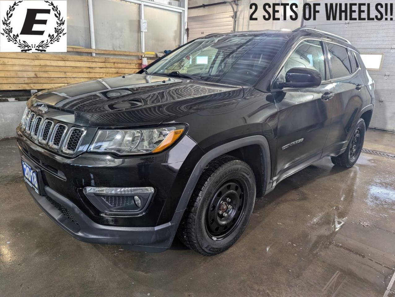 <p>Looking for a reliable and stylish SUV? Check out this sleek, used 2018 Jeep Compass North, available now at Eckert Auto Sales, 192 Essa Road, Barrie! This black beauty offers a comfortable and practical driving experience, perfect for navigating city streets or embarking on weekend adventures. With its robust 2.4L 4-cylinder engine and smooth automatic transmission, youll enjoy a responsive and efficient ride, all while knowing this SUV has a reasonable 97,700km on the odometer.</p><p>Here at Eckert Auto Sales, 192 Essa Road we have no extra or hidden fees just honest pricing. Included in the price is our Advantage Package which includes the safety, oil change, we guarantee everything mechanically works on the Compass 100% and back it with a Dealer Warranty for 30 days/500 kilometers. Do you require financing if so you have found the right dealer. We give you the best interest rate available for your credit score. No extra upselling of interest rates, no finance fees by the dealership!! At Eckert Auto Sales we are your transparent family operated dealership. We welcome you to join the Eckert Auto Sales family.</p><p>HST and licensing extra.</p><p>For more information give us a call today (705)797-1100 or visit us at 192 Essa Road, Barrie</p><p>&nbsp;</p>