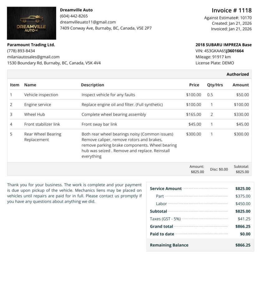 2018 Subaru Impreza CONVENIENCE - Photo #20