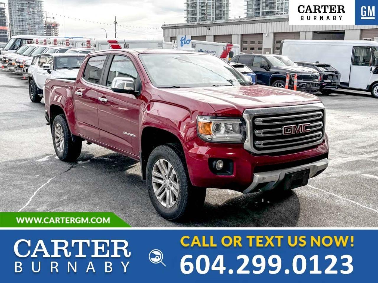 Used 2018 GMC Canyon SLT 4WD | 3.6L ENGINE/HEATED POWER SEATS for sale in Burnaby, BC