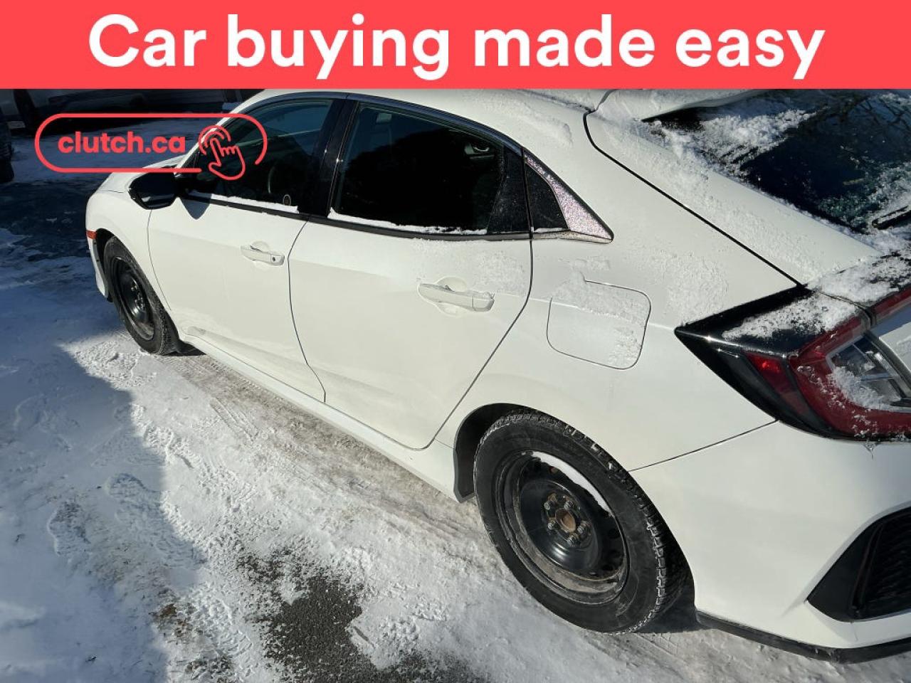 1 OWNER / Front Heated Seats, Climate Control, Bluetooth Music and more!<br> <br>Clutch is the largest online used car retailer in Canada, delivering a seamless, hassle-free car-buying experience to drivers everywhere. Shop thousands of used cars online, get the right one delivered to your door, and enjoy peace of mind with our 10-Day Money-Back Guarantee. How sweet is that? To learn more, visit clutch.ca.<br> <br>The top features for this car include:<br> <br>Brake Assist<br>Front Heated Seats<br>Climate Control<br>Bluetooth Music<br>Touchscreen Display<br>Cruise Control<br>12V Outlet<br>Hands Free Device Connectivity<br>Apple CarPlay<br>Android Auto<br>USB Input<br>Keyless Entry<br>Hill Assistance<br>Rear View Camera<br> <br>Seamless home delivery - Delivery to your door in a matter of days. Available on select packages.<br> <br>Try it out for 10 days - If you do not like it, we will take it back. <br> <br>Quality assured - All cars go through our rigorous 210-point inspection and reconditioning process.<br> <br>Peace of mind - Warranty and protection plans available.<br> <br>Haggle-free - No haggling or hard sells.<br> <br>100% Transparency - Full inspection reports on every car, including high-res photography and a free Carfax report.<br> <br>Listed price is for cash purchase only and does not include taxes, Shipping Fees (if applicable), Delivery Fees (if applicable), government licensing fees.<br> <br>Previous Provincial Registrations:<br>Ontario<br> <br>Stock # 85950