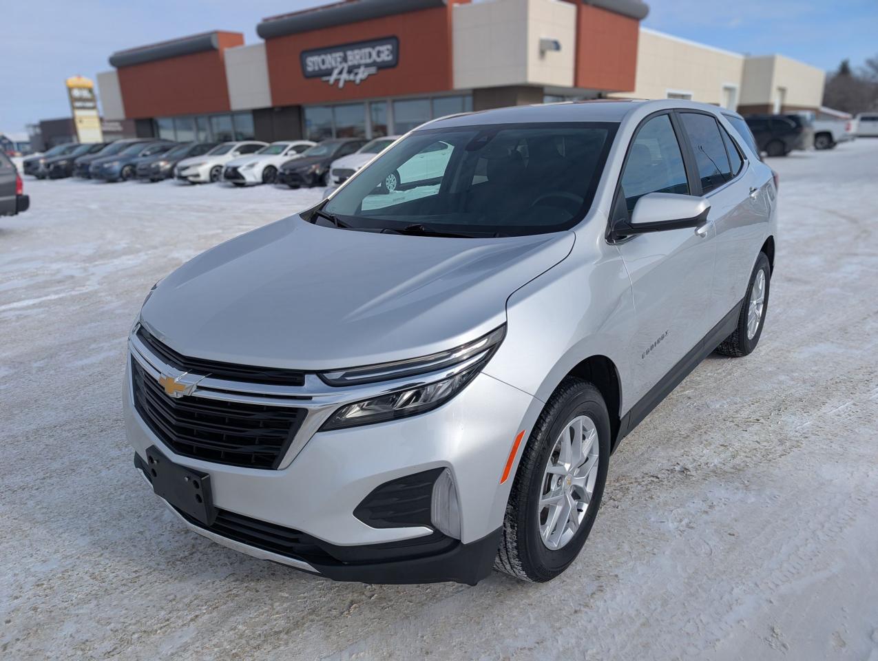 <p>Finance this vehicle! Apply at stonebridgeauto.com</p><p>&nbsp;</p><p>2022 Chevrolet Equinox LT. 1.5L 4 Cylinder AWD. 70,358km Clean title and safetied. Manitoba owned. No accidents!</p><p>&nbsp;</p><p>Heated seats</p><p>Command start&nbsp;</p><p>Apple CarPlay / Android auto&nbsp;</p><p>Backup camera</p><p>Keyless entry&nbsp;</p><p>AWD</p><p>&nbsp;</p><p>We take trades! Vehicle is for sale in Steinbach by STONE BRIDGE AUTO INC. Dealer #5000 we are a small business focused on customer satisfaction. Text or call before coming to view and ask for sales.</p>