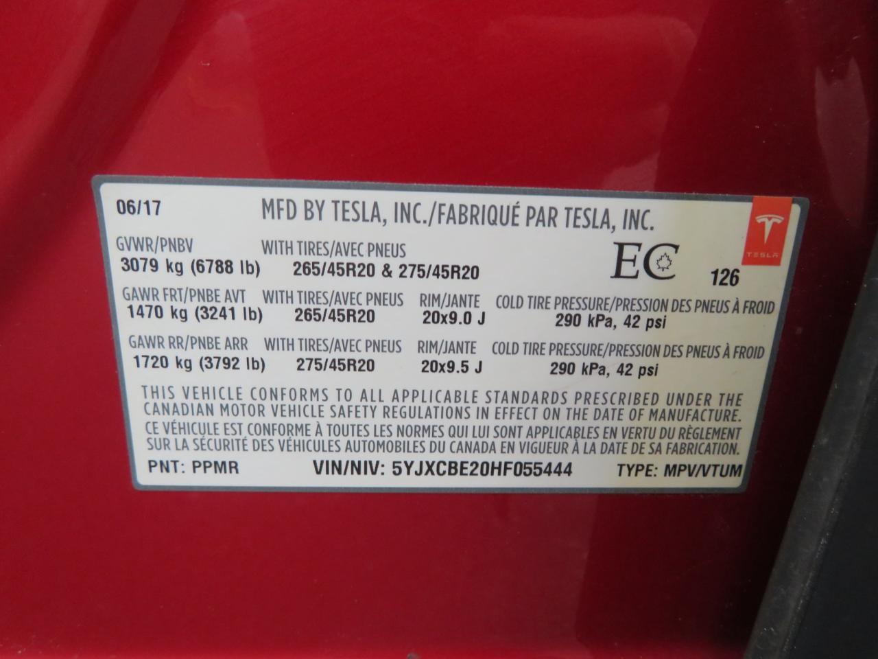 2017 Tesla Model X 100D AWD *Ltd Avail* Photo