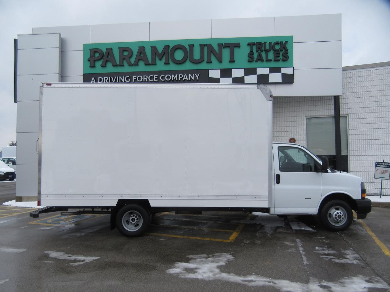 2023 GMC Savana 3500 CUSTOM 16FT HIGH BOX CUBE VAN 91 INCH HEIGHT Photo